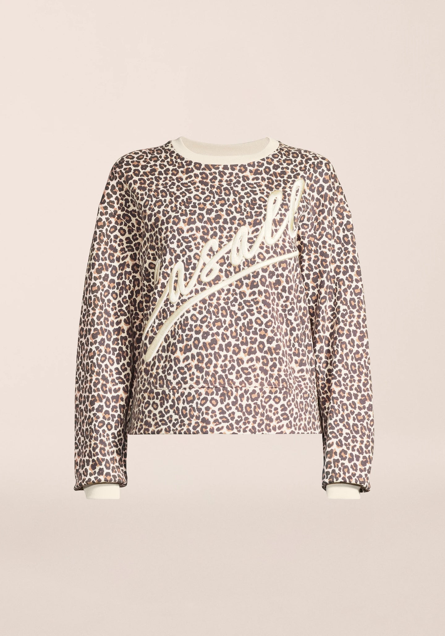 Leo Terry Crew Neck - Leo Print