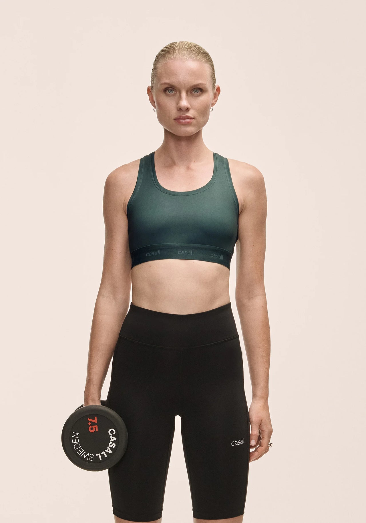 Graphic Sports Bra - Dark Pine
