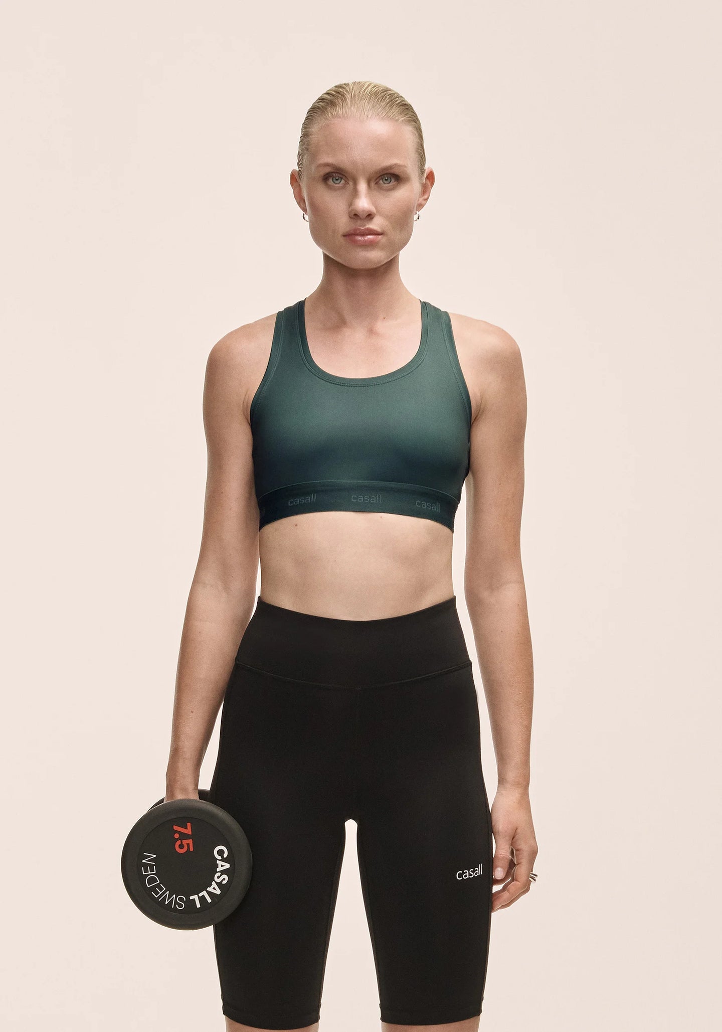 Graphic Sports Bra - Dark Pine