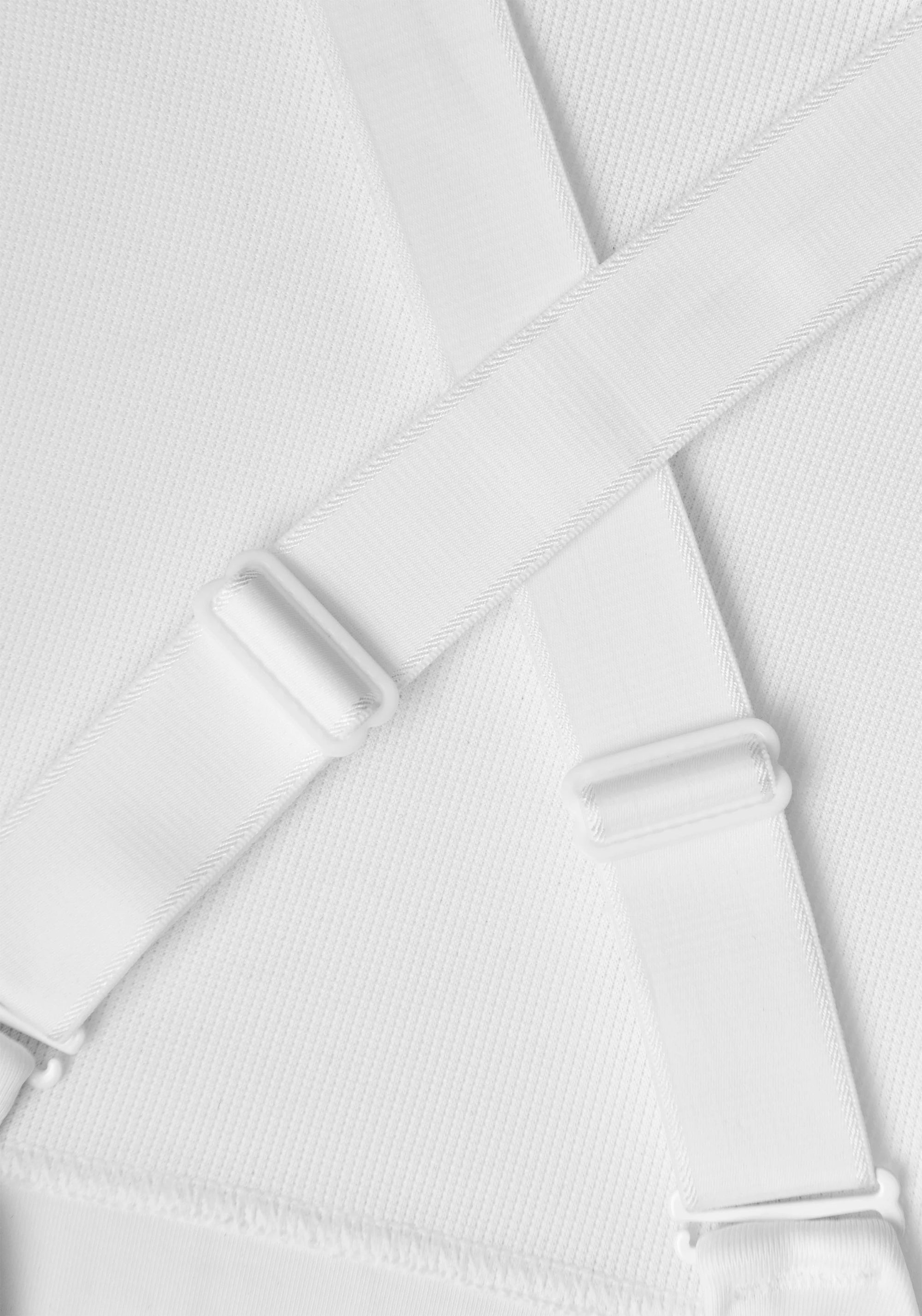 Iconic Adjustable Sports Bra - White