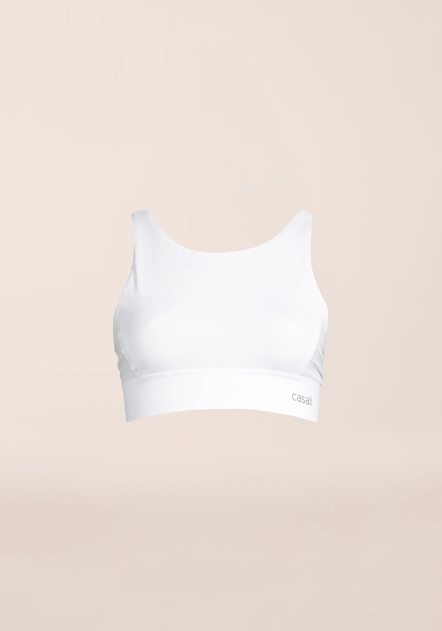 Iconic Adjustable Sports Bra - White
