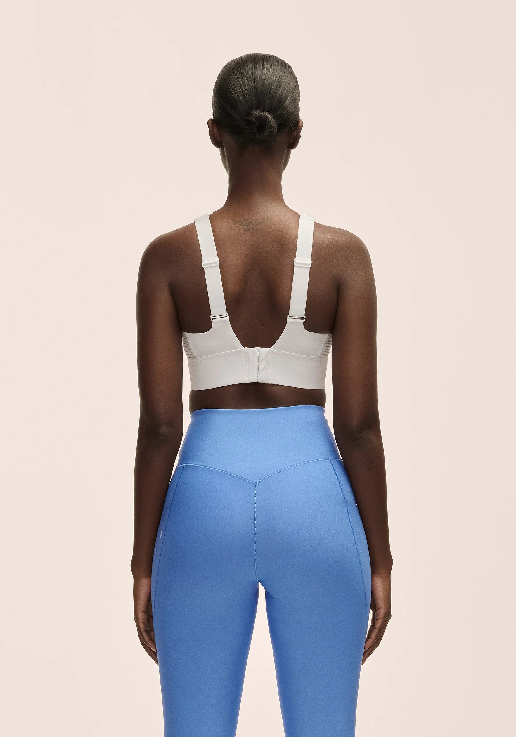 Iconic Adjustable Sports Bra - White
