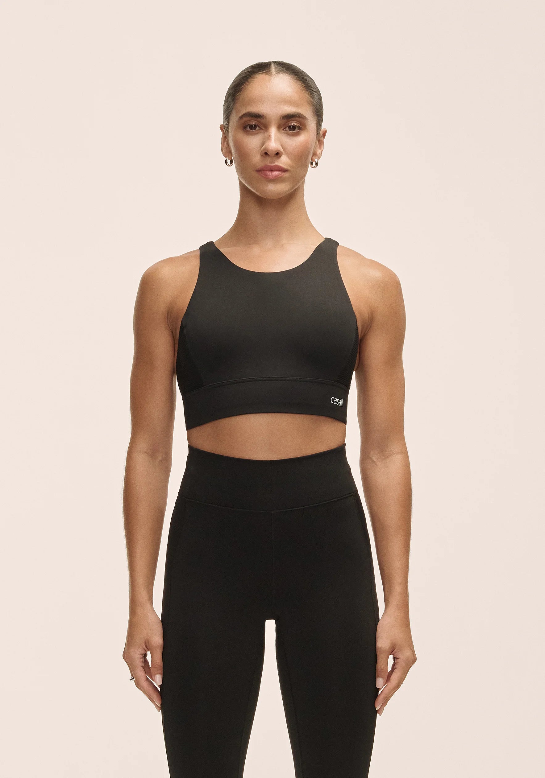 Iconic Adjustable Sports Bra - Black
