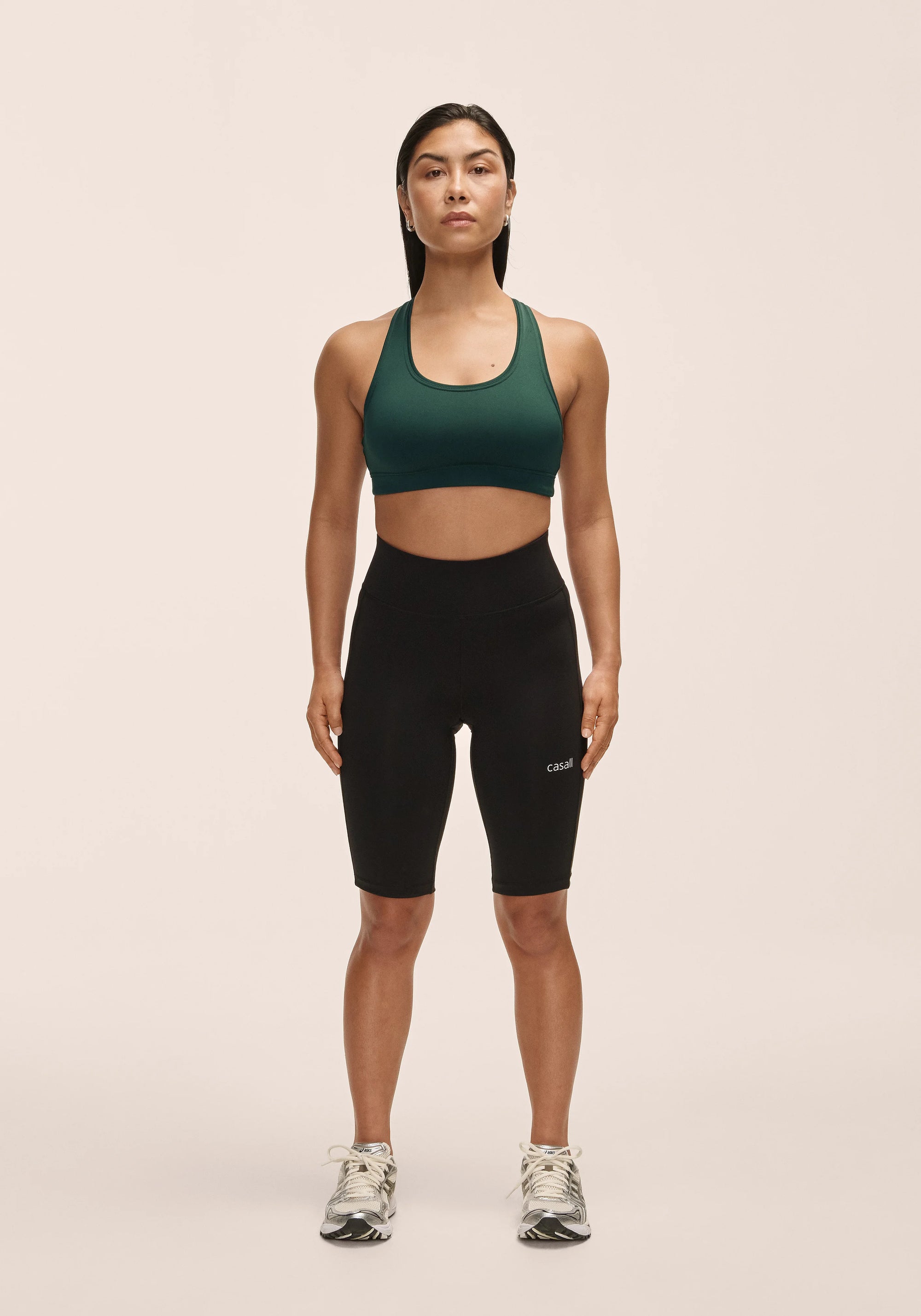 Essential High Waist Bike Tights - Black