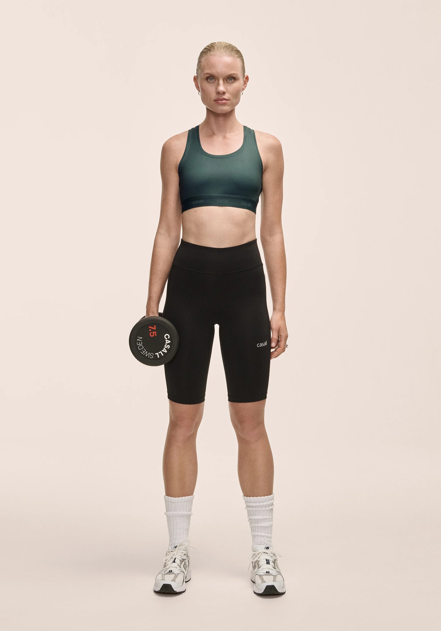 Essential High Waist Bike Tights - Black