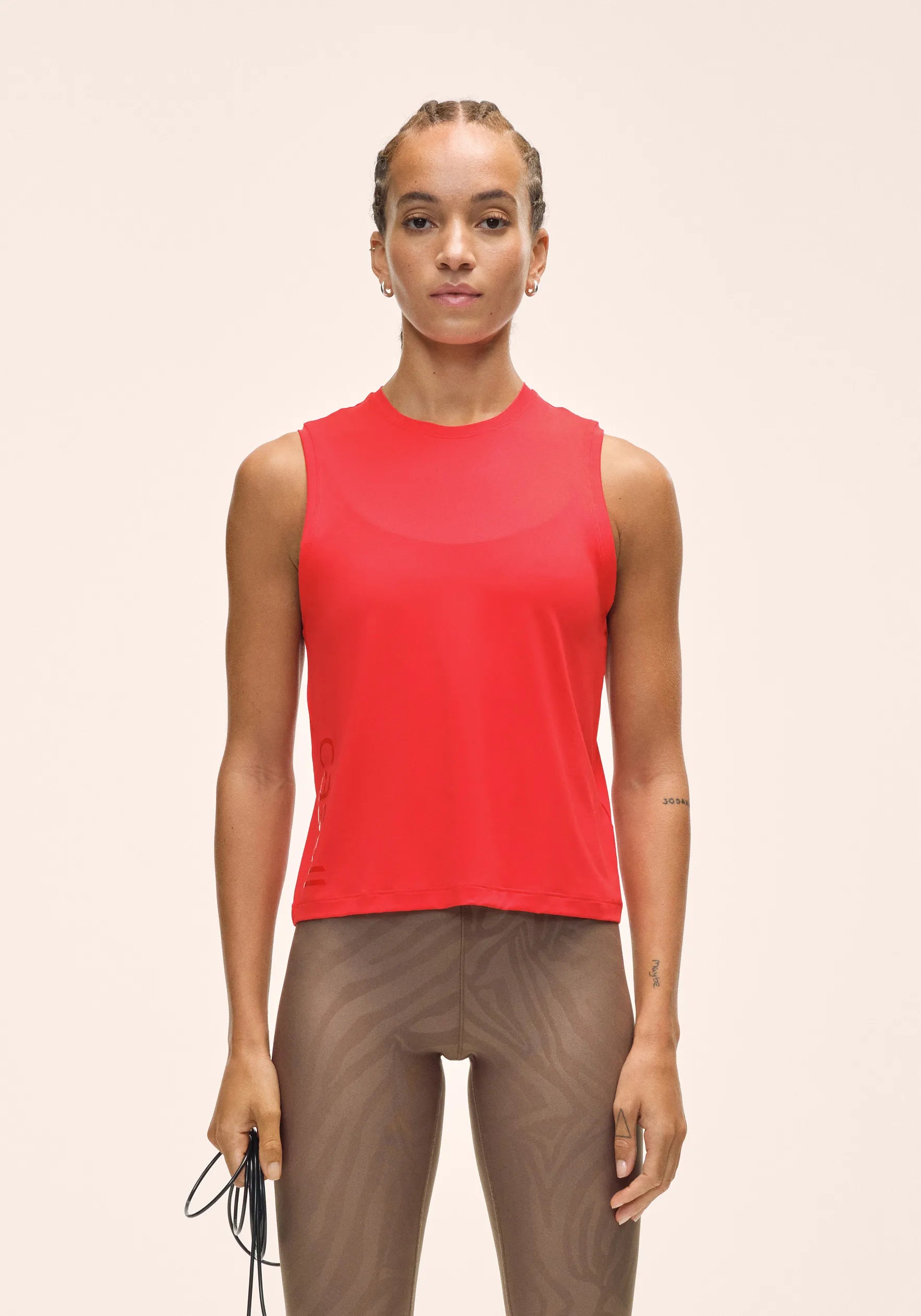 Graphic Tank - Bold Red
