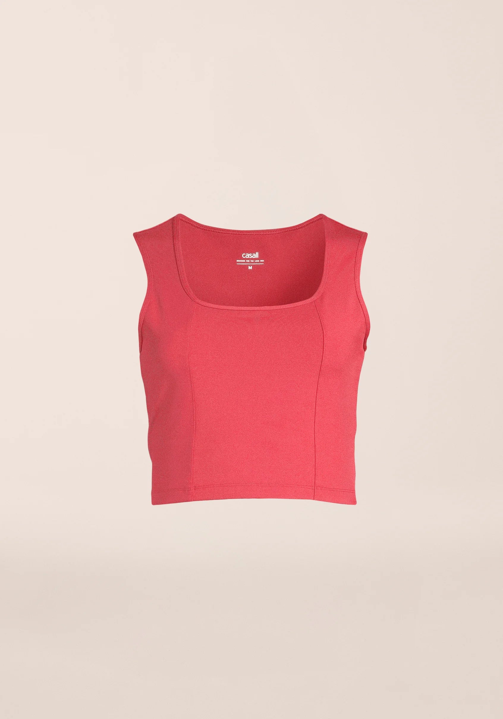 Edge Crop Top - Ruby Blush
