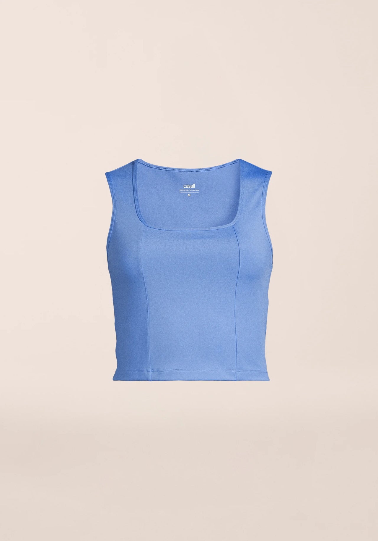 Edge Crop Top - Riviera Blue