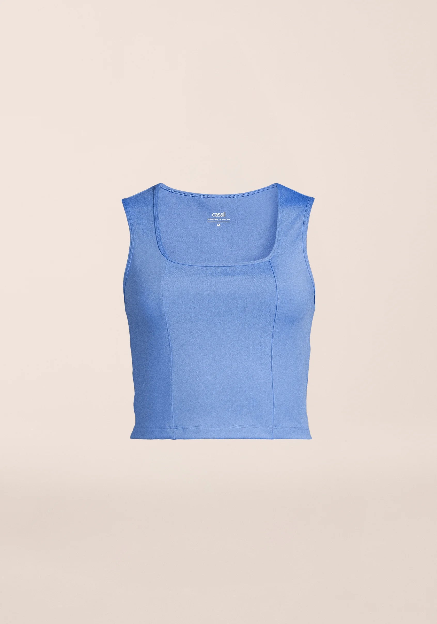 Edge Crop Top - Riviera Blue