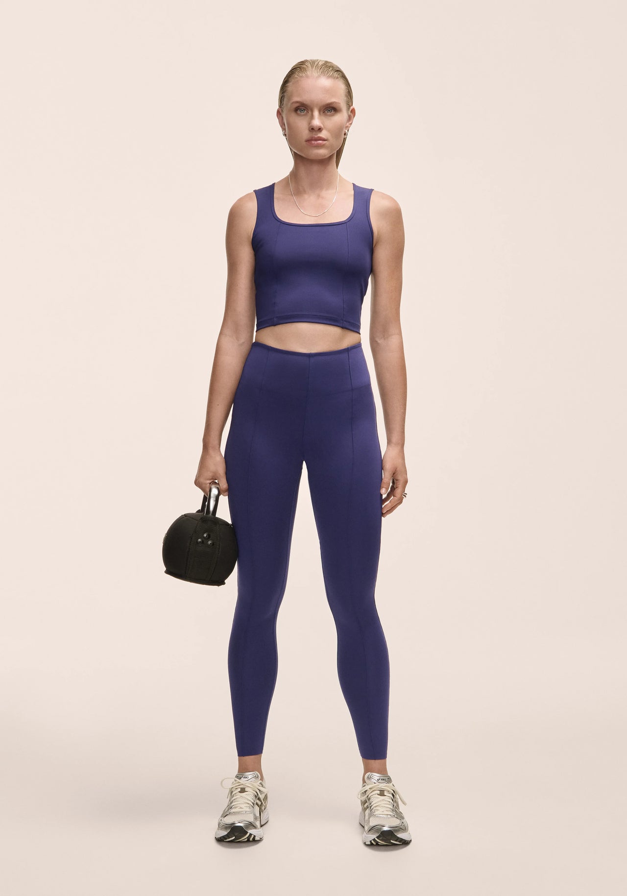 Edge Crop Top - Purple Eclipse