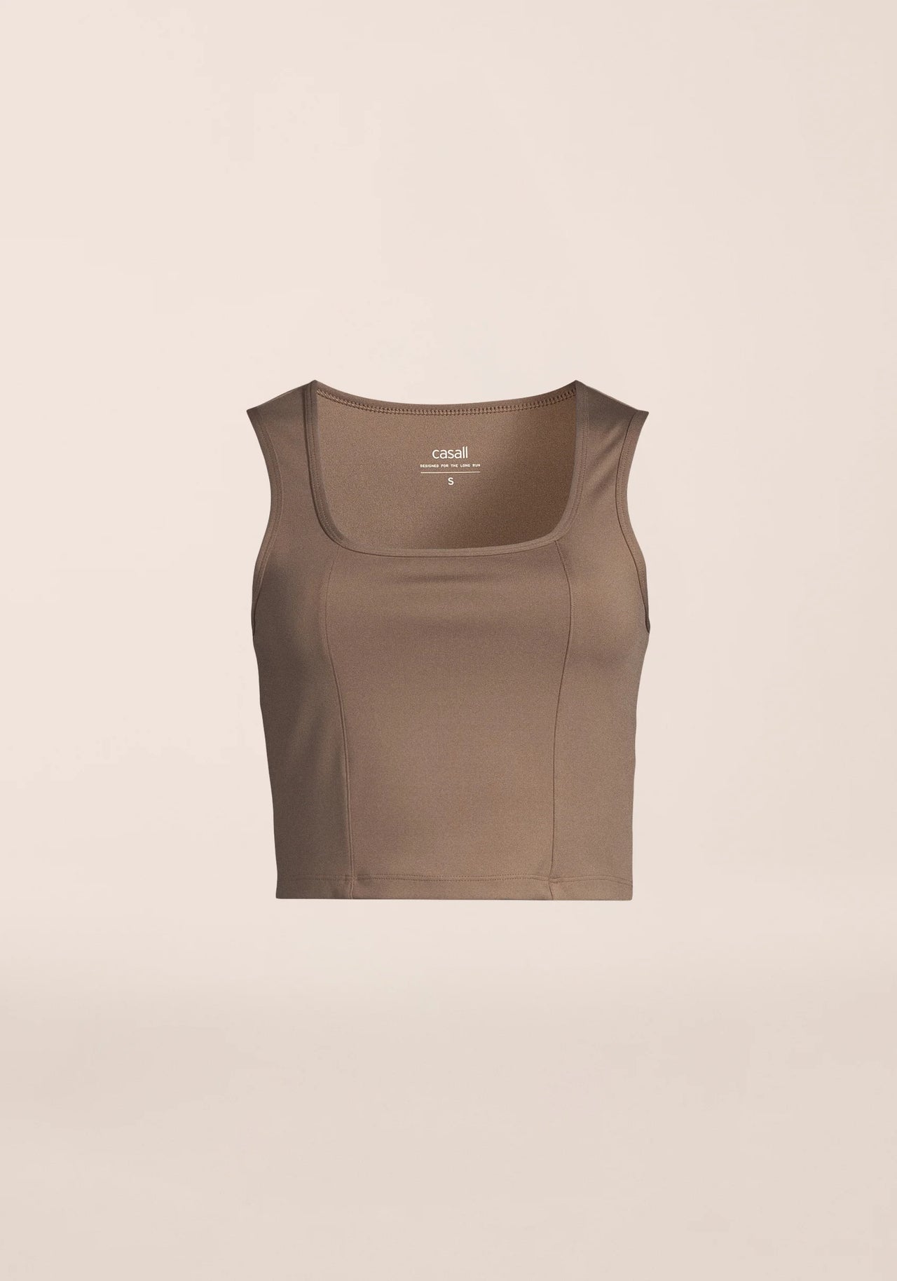 Edge Crop Top - Khaki