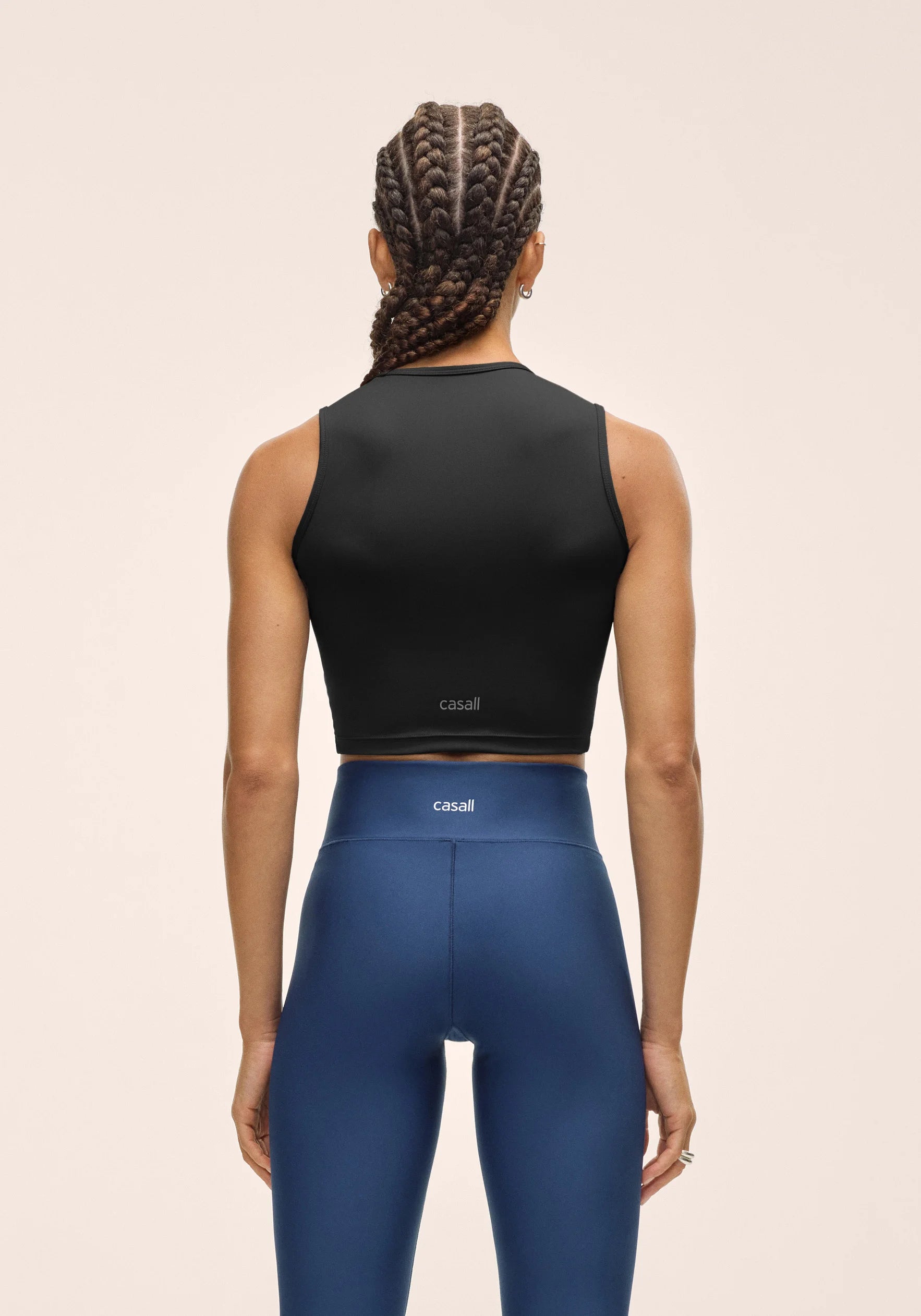 Edge Crop Top - Black