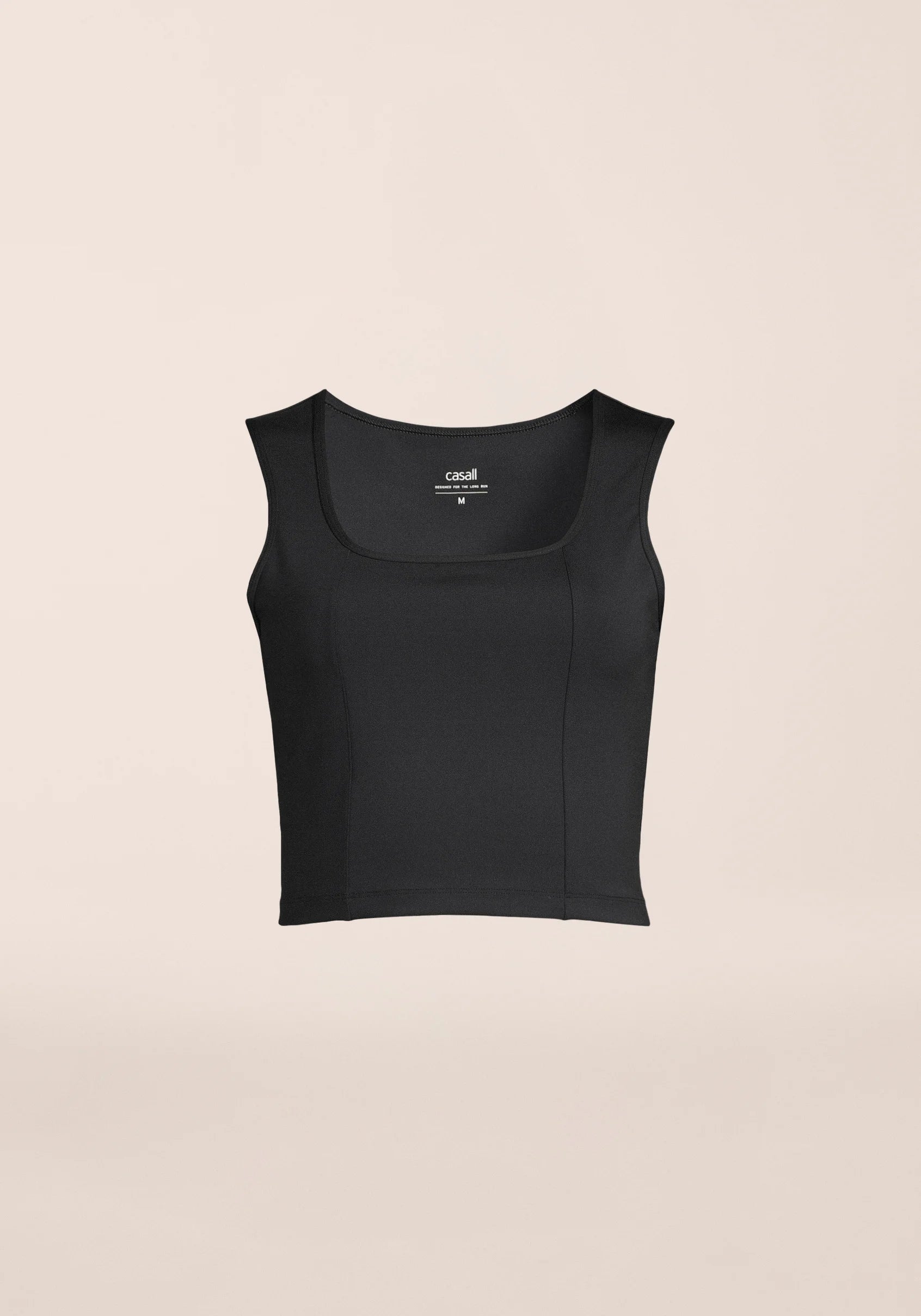 Edge Crop Top - Black