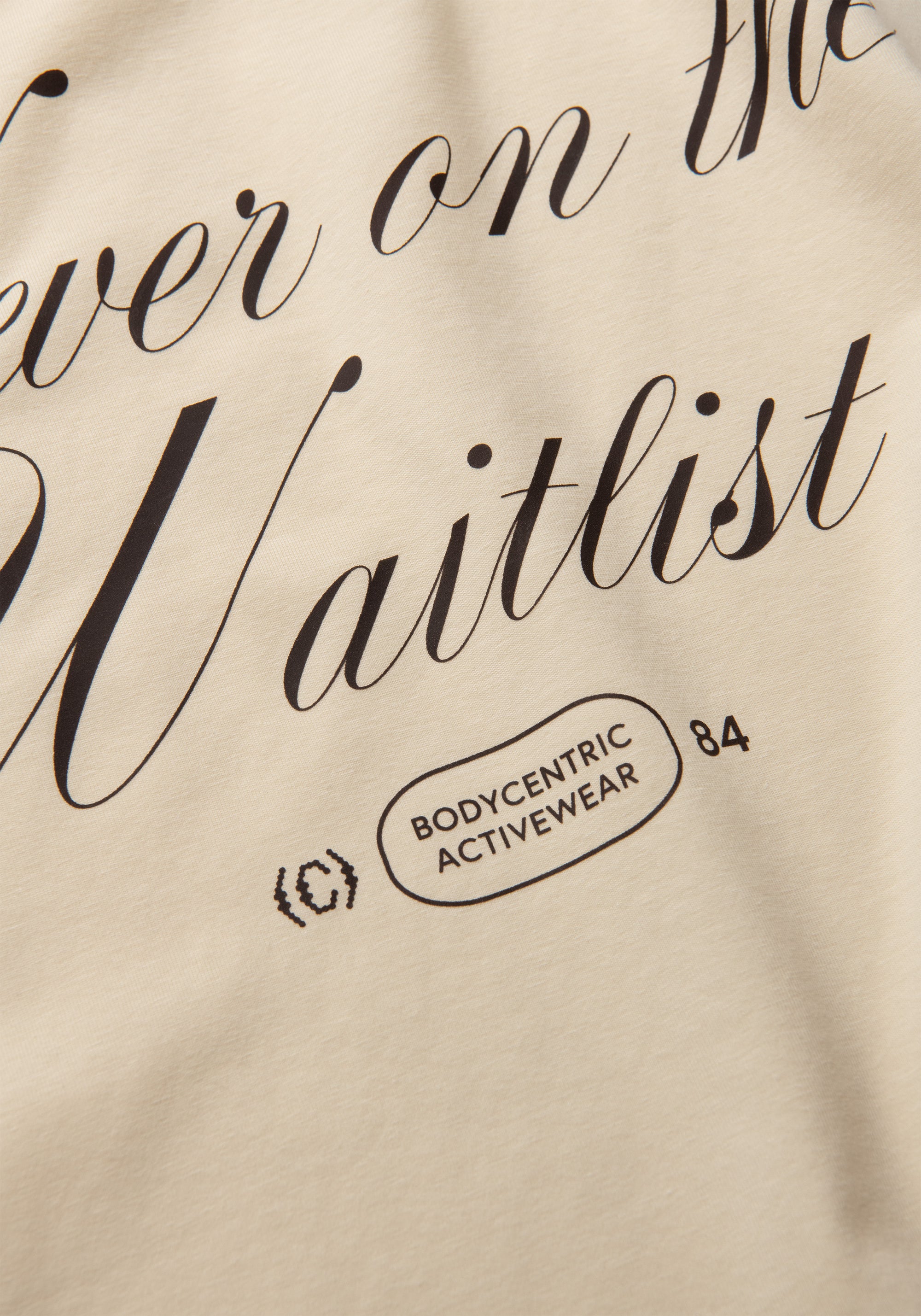 Oversized Cotton Tee  - Cream