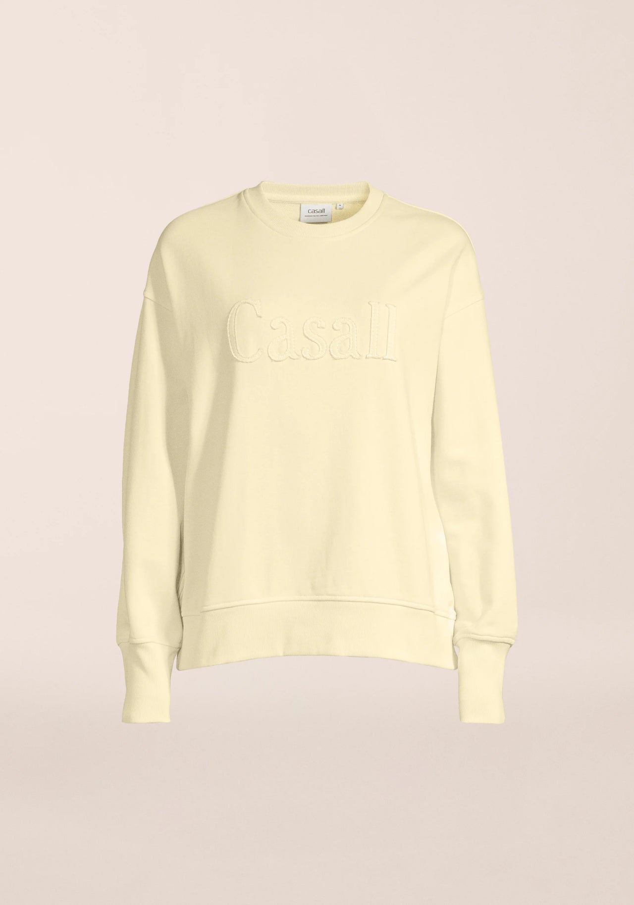 Terry Spring Graphic Crew - Yellow Steam