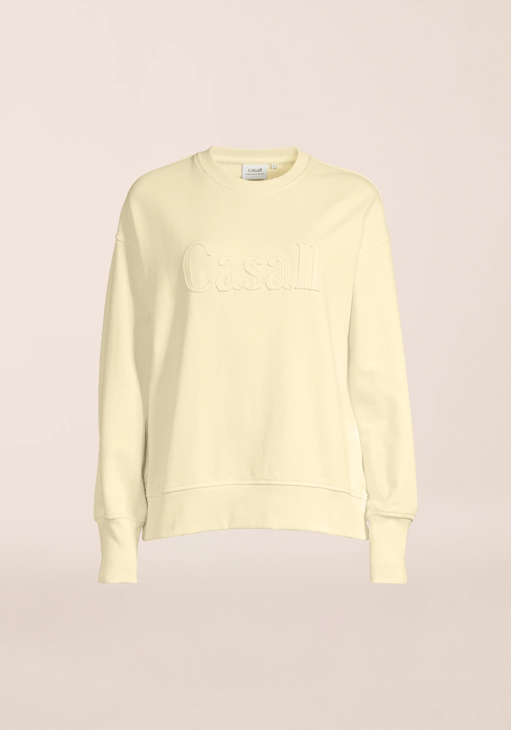 Terry Spring Graphic Crew - Yellow Steam