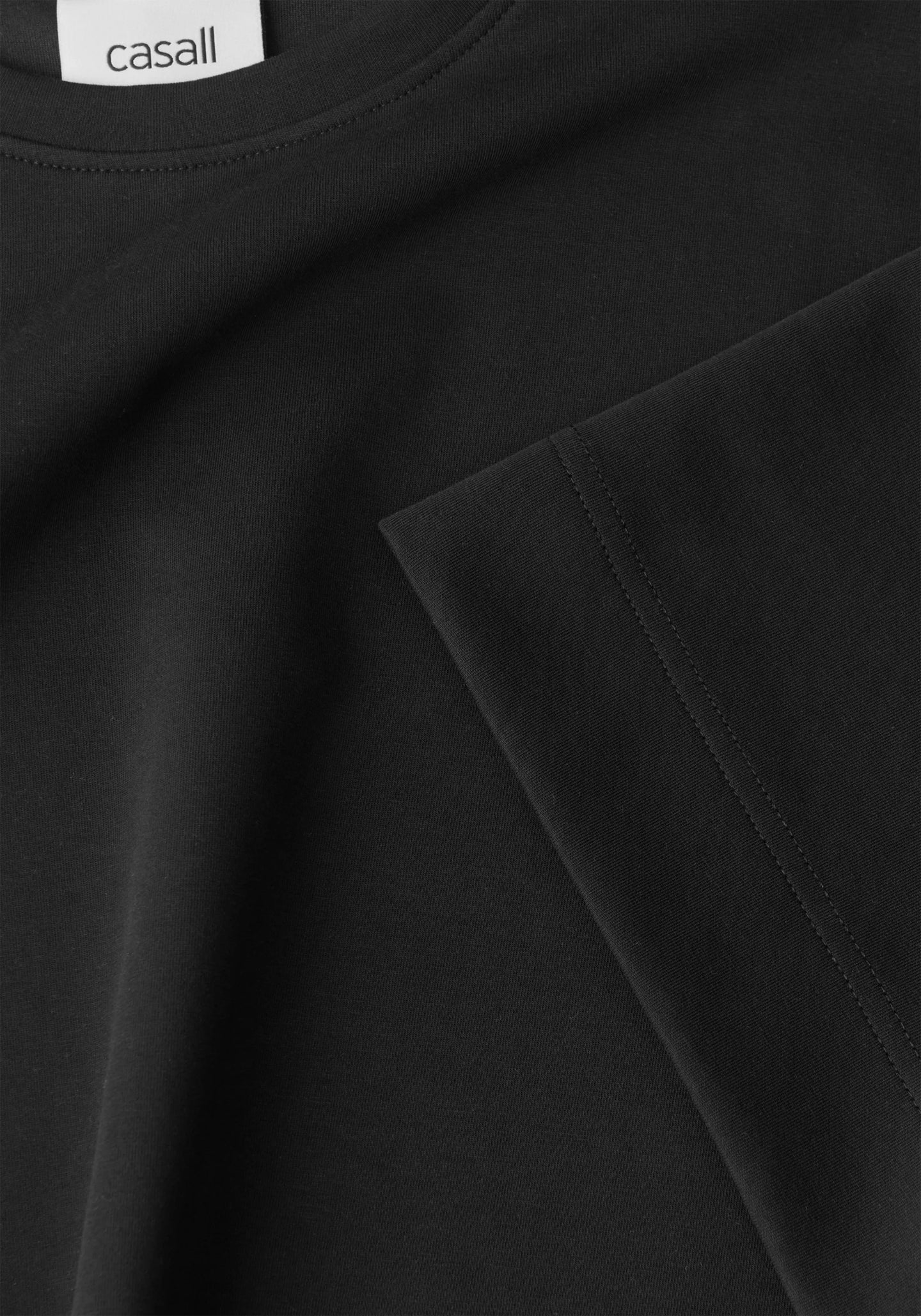 Aria Oversize Tee - Black