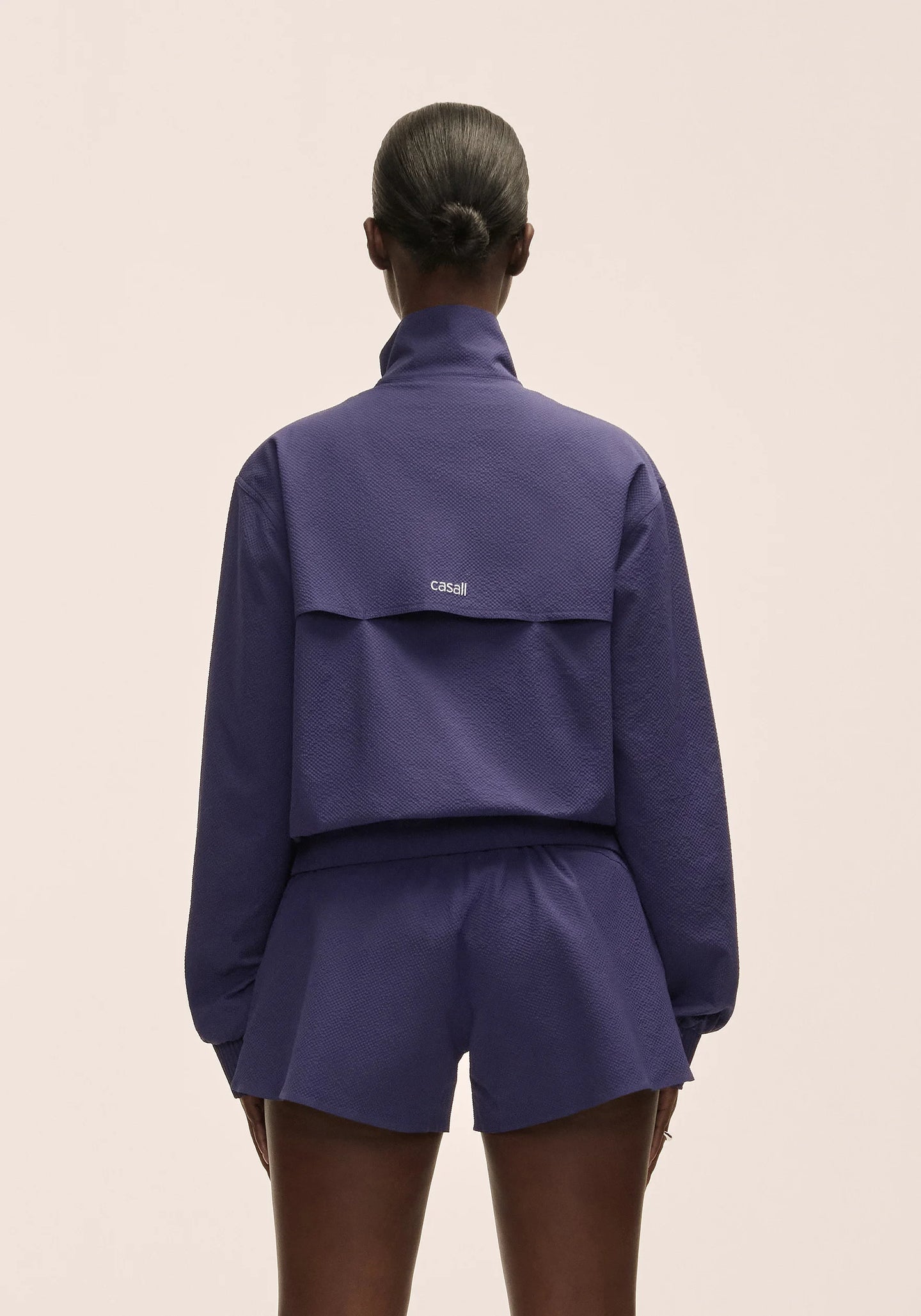 Luna Textured Jacket - Purple Eclipse