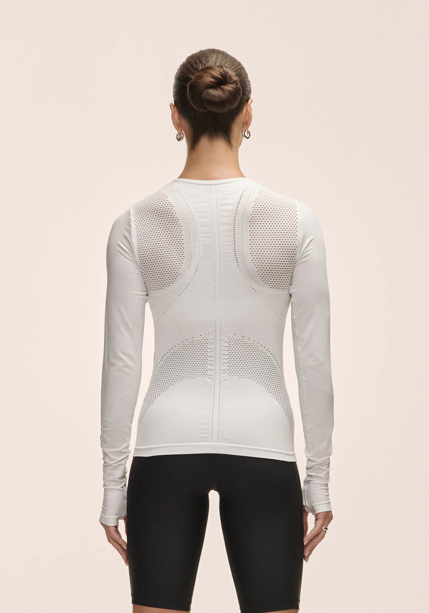 Maze Long Sleeve - White