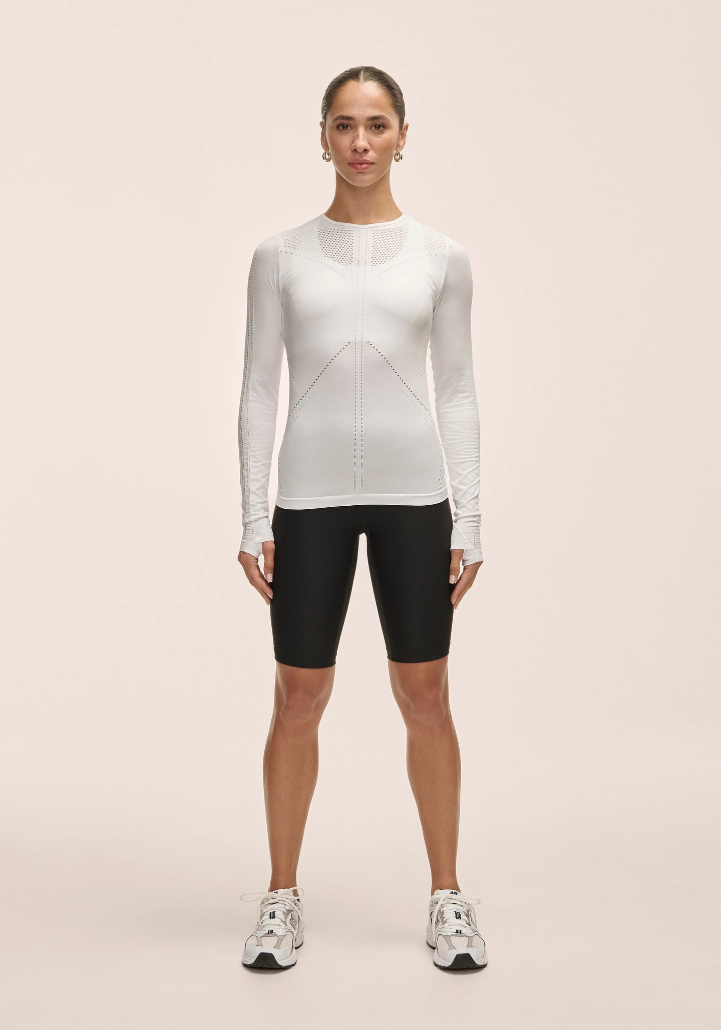 Maze Long Sleeve - White