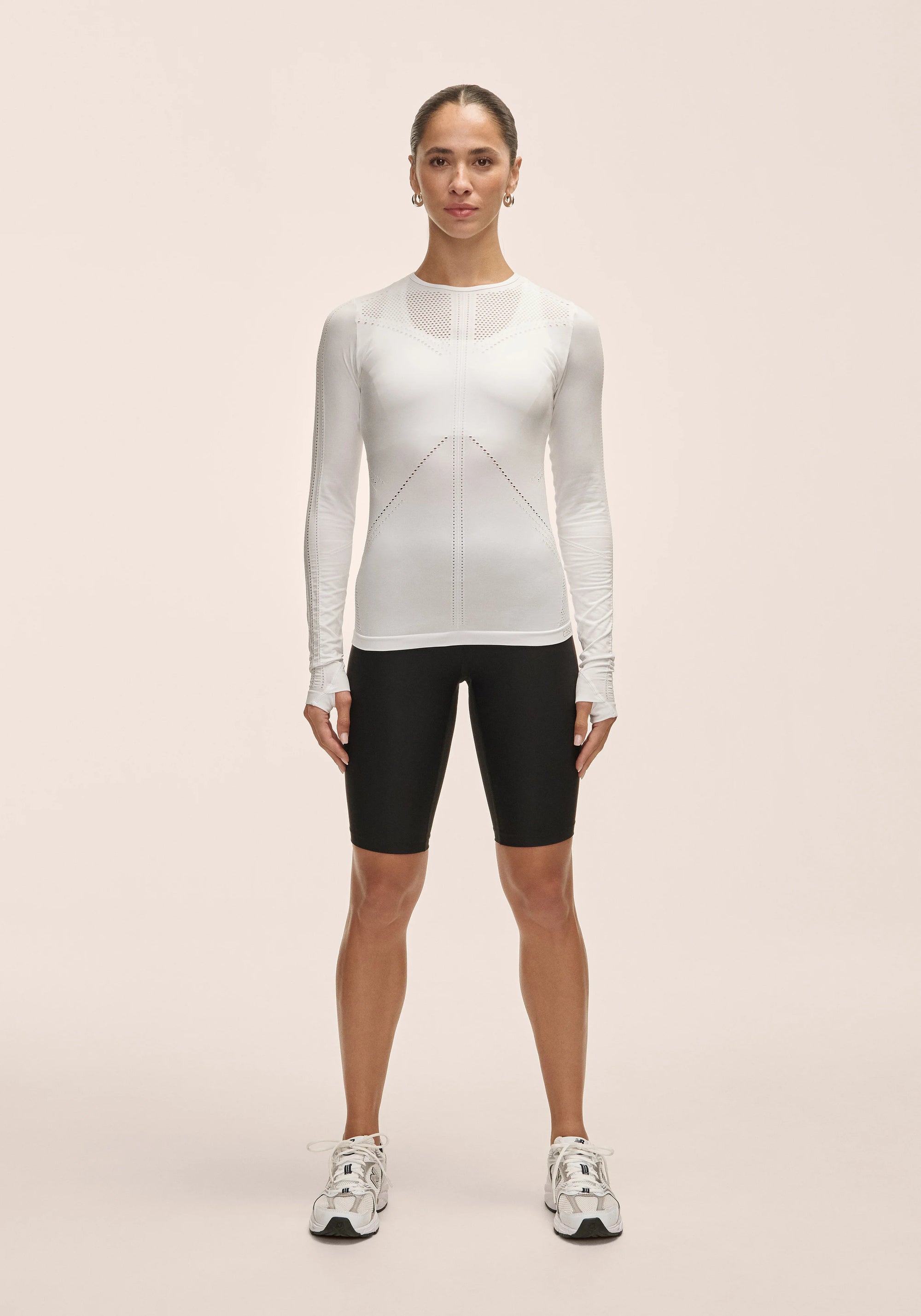 Maze Long Sleeve - White