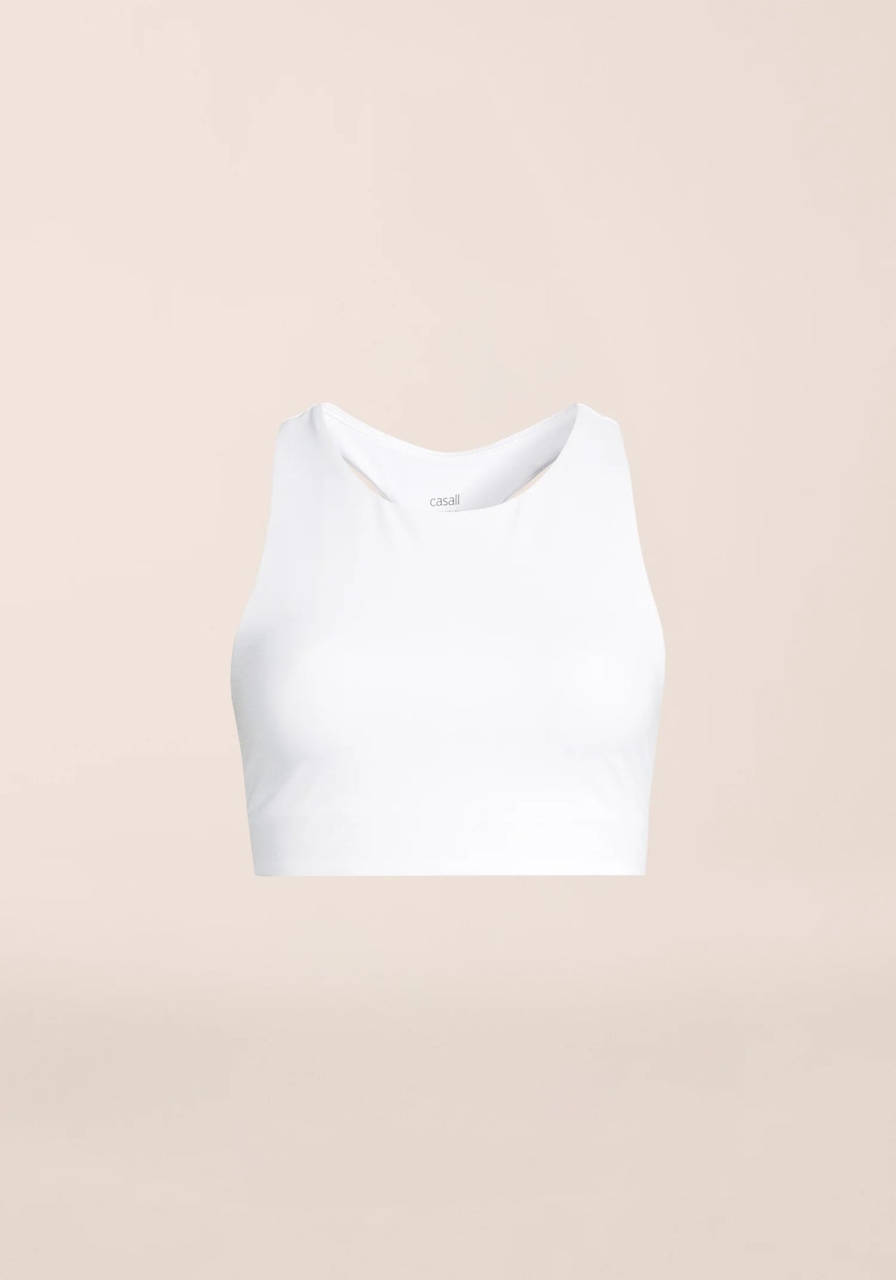 Tie Back Sports Top - White