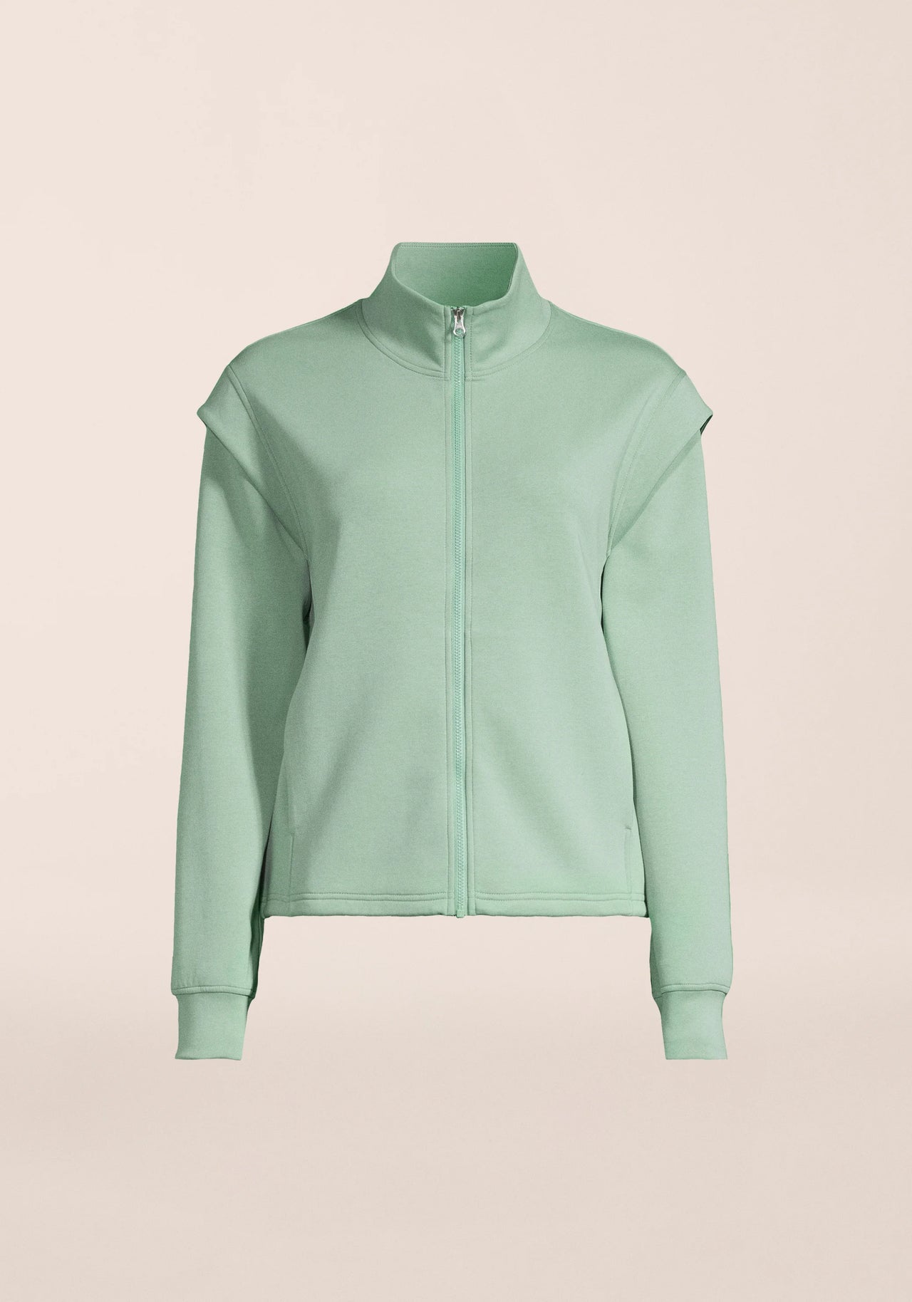 Aria Full Zip - Statue Green