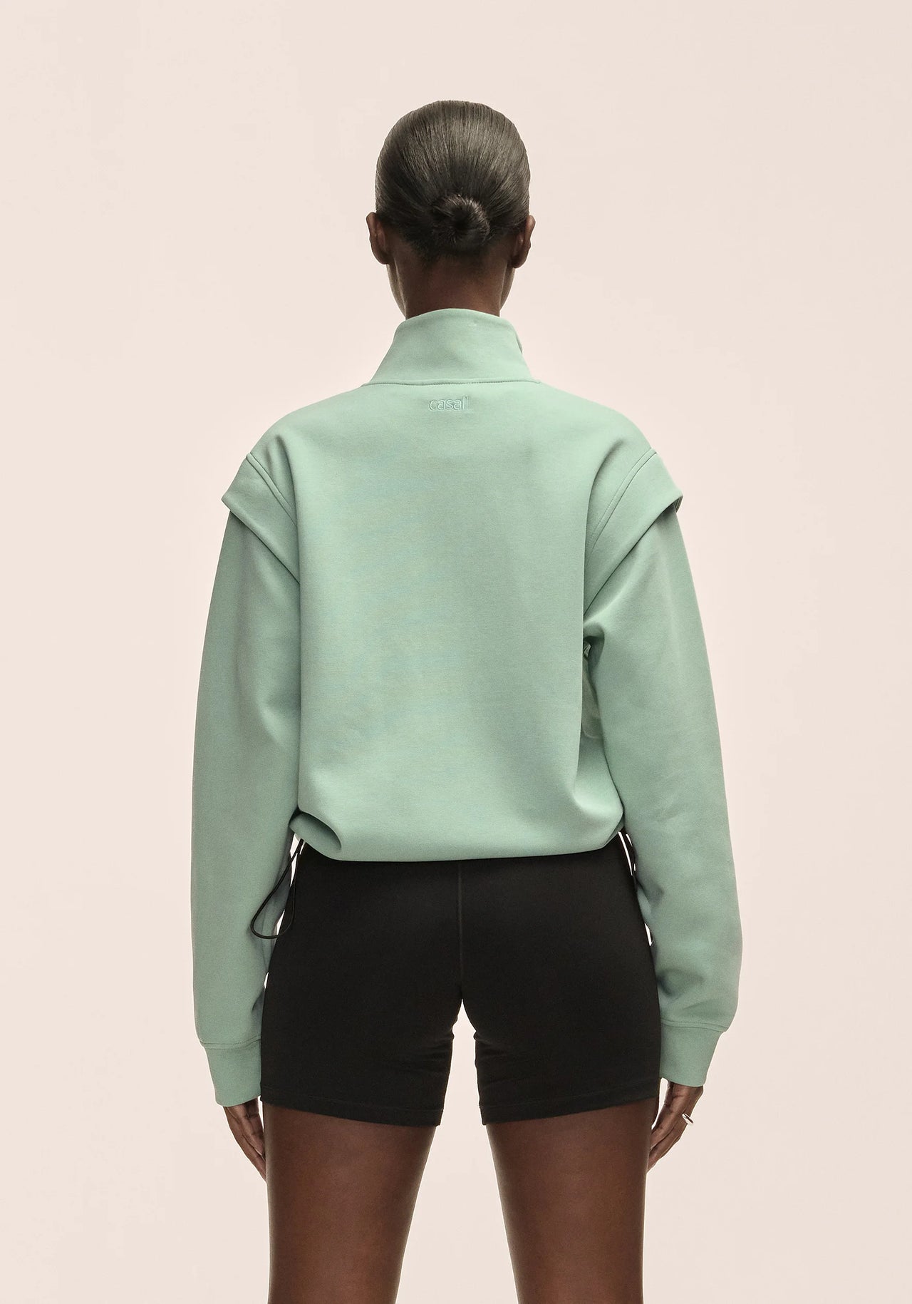 Aria Full Zip - Statue Green