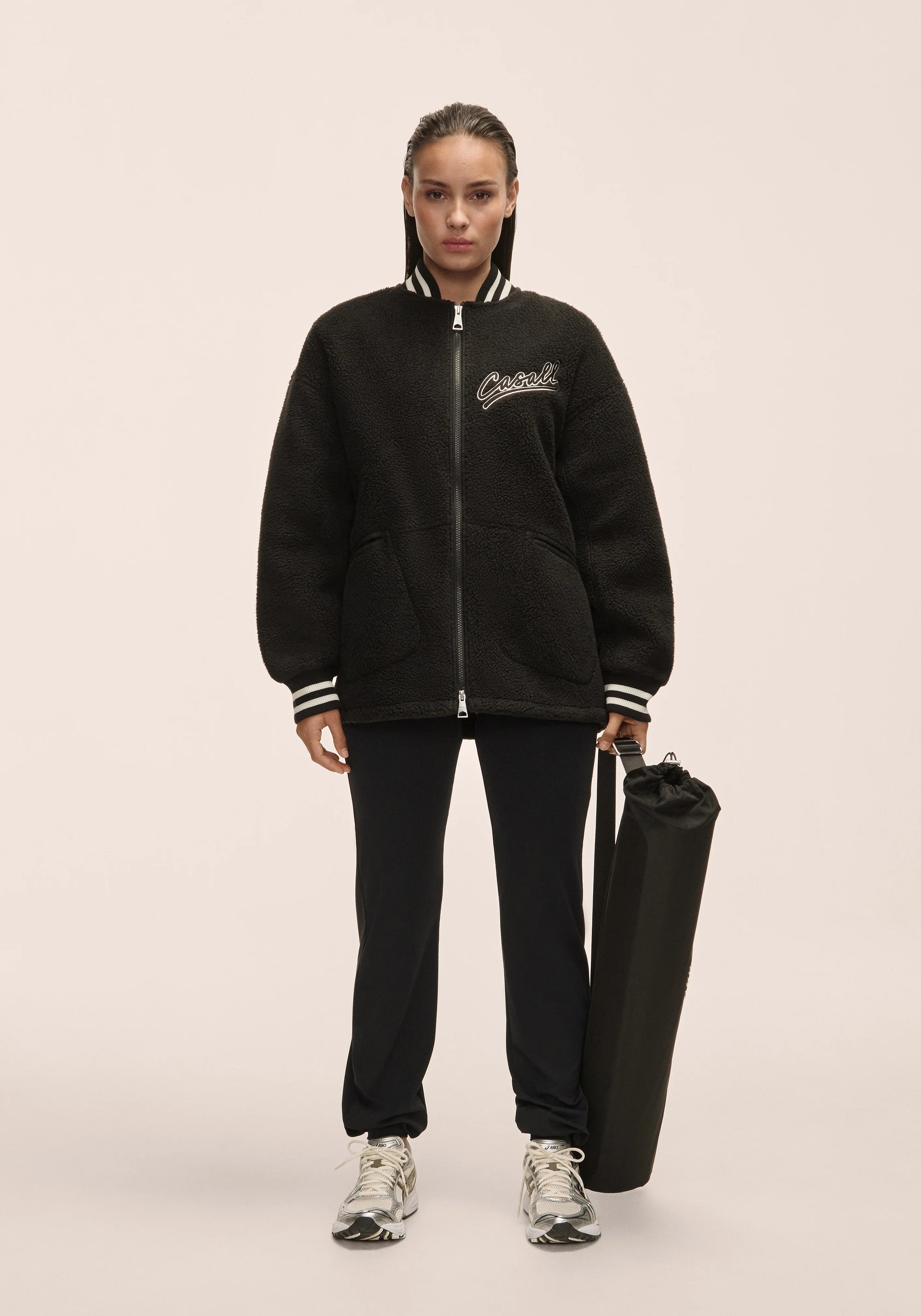 Alma Varsity Jacket - Black