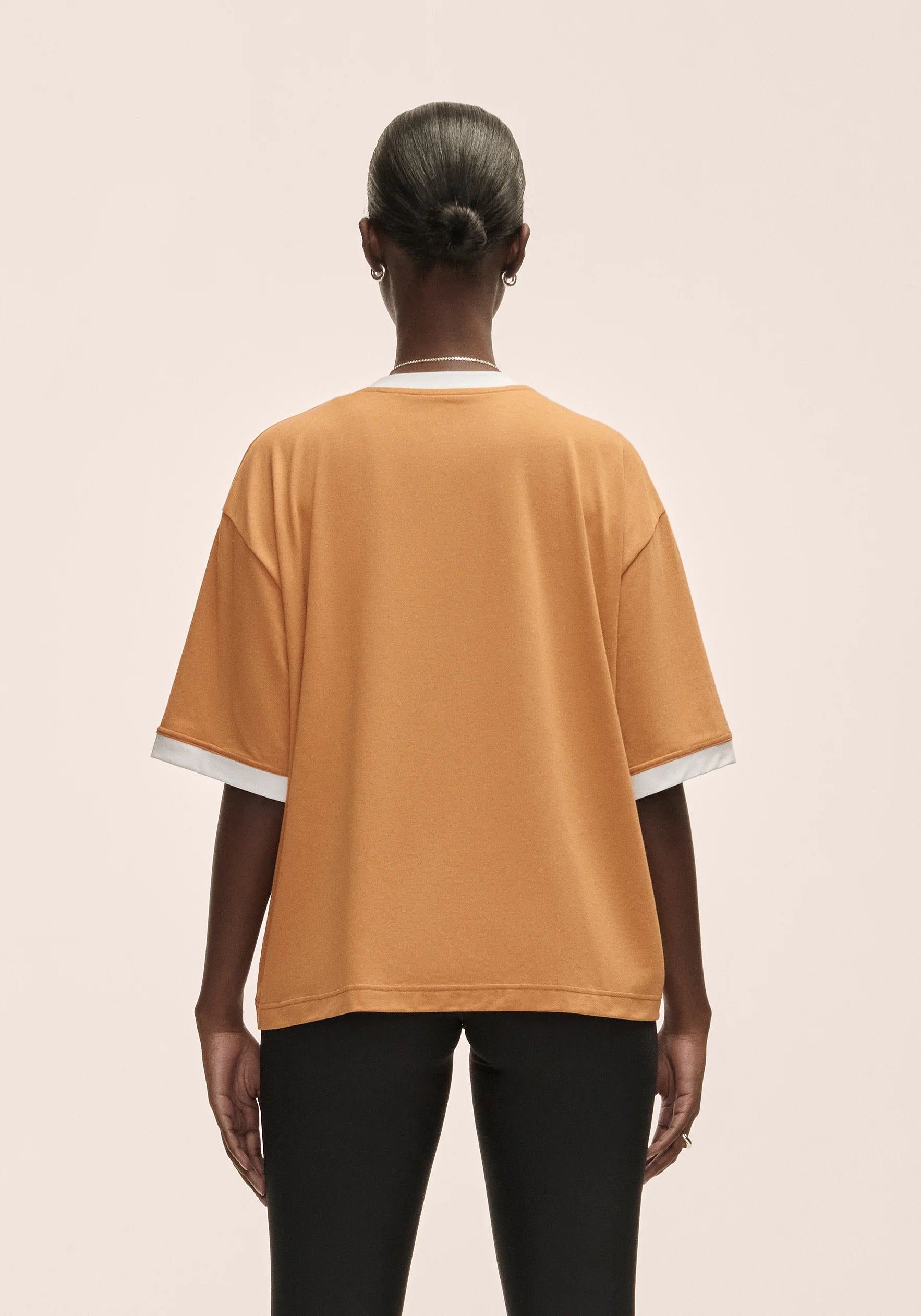 Alma Oversized Tee - Brass Yellow