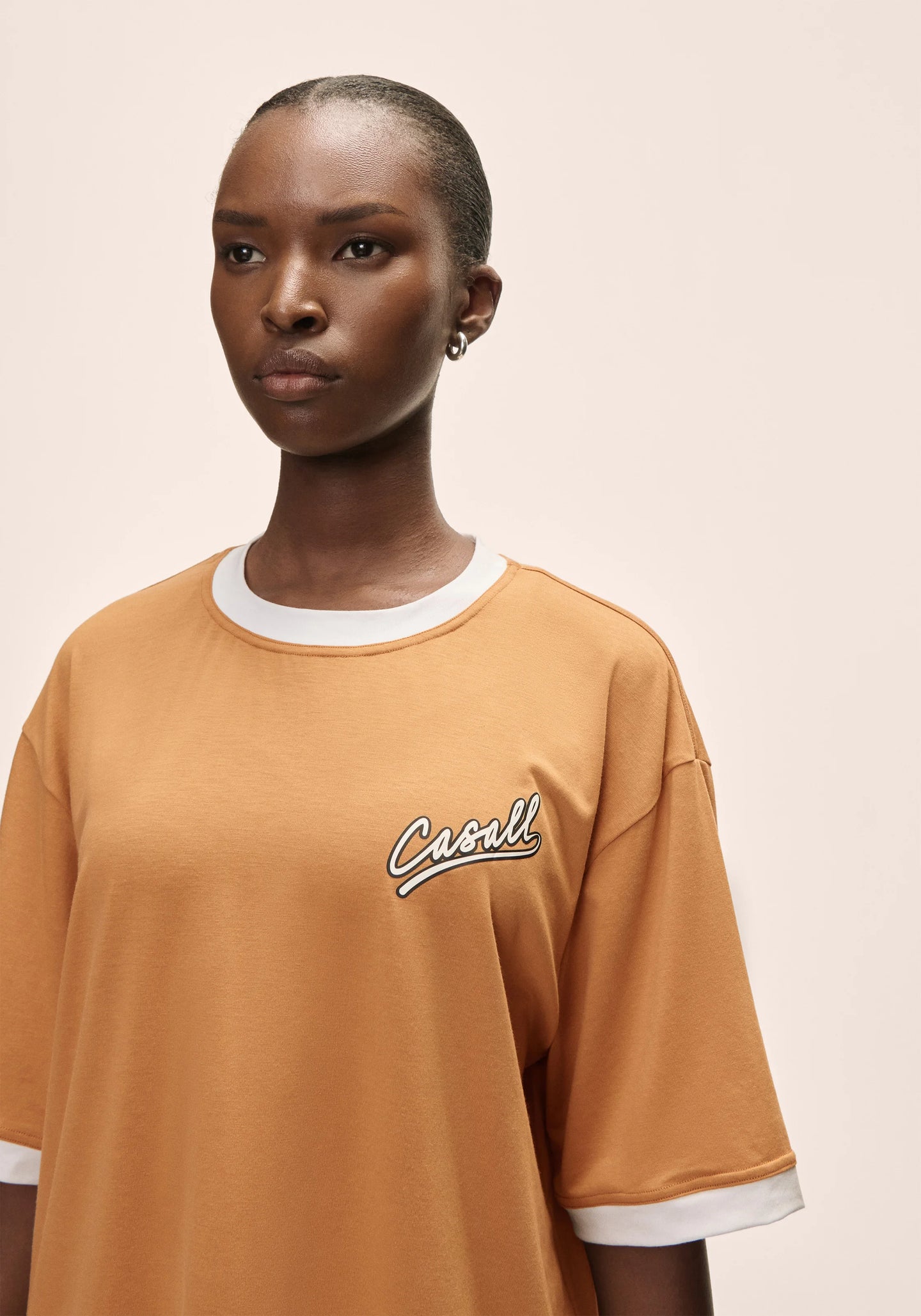 Alma Oversized Tee - Brass Yellow