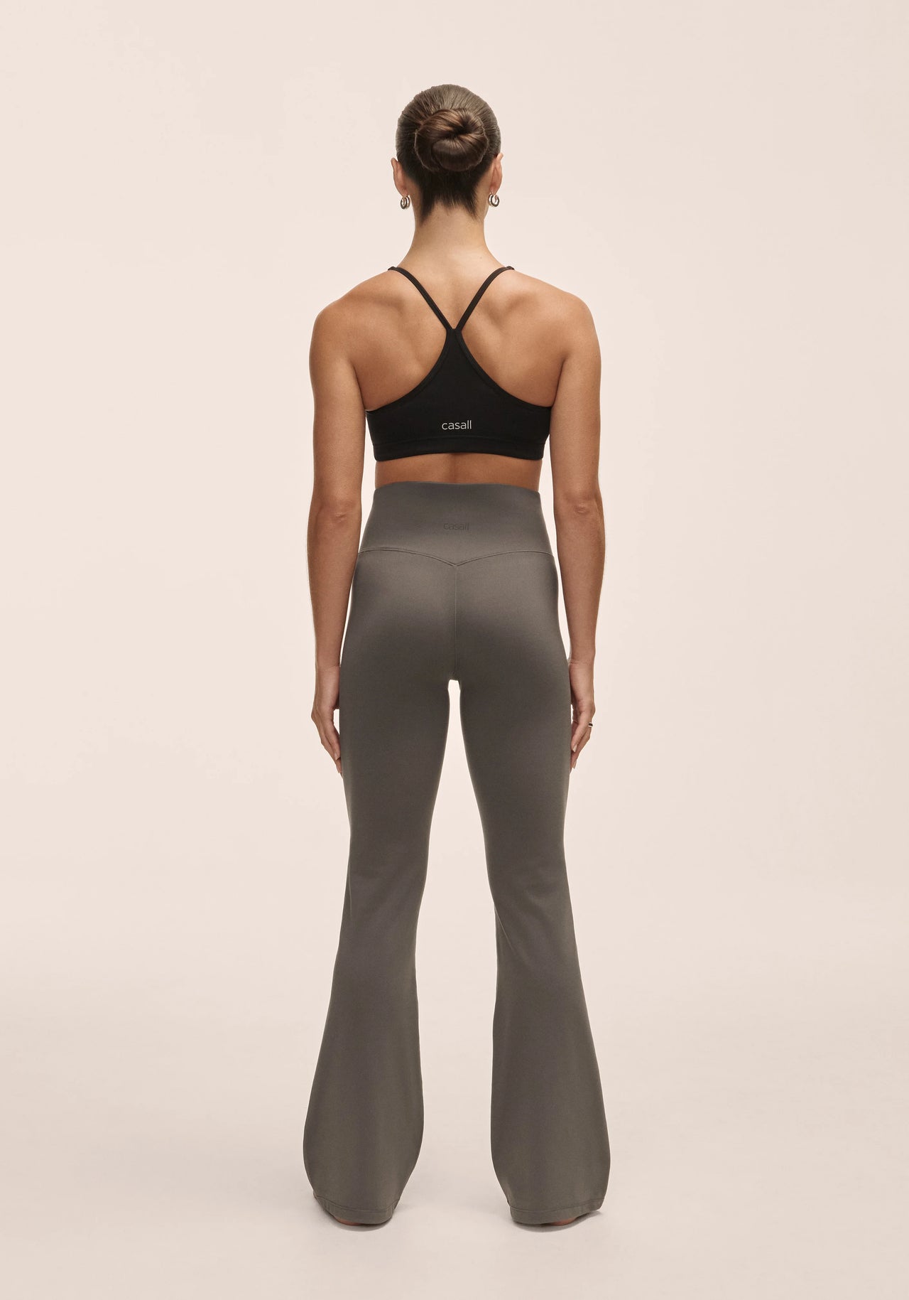 Soft Touch Flared Pants - Dk Grey