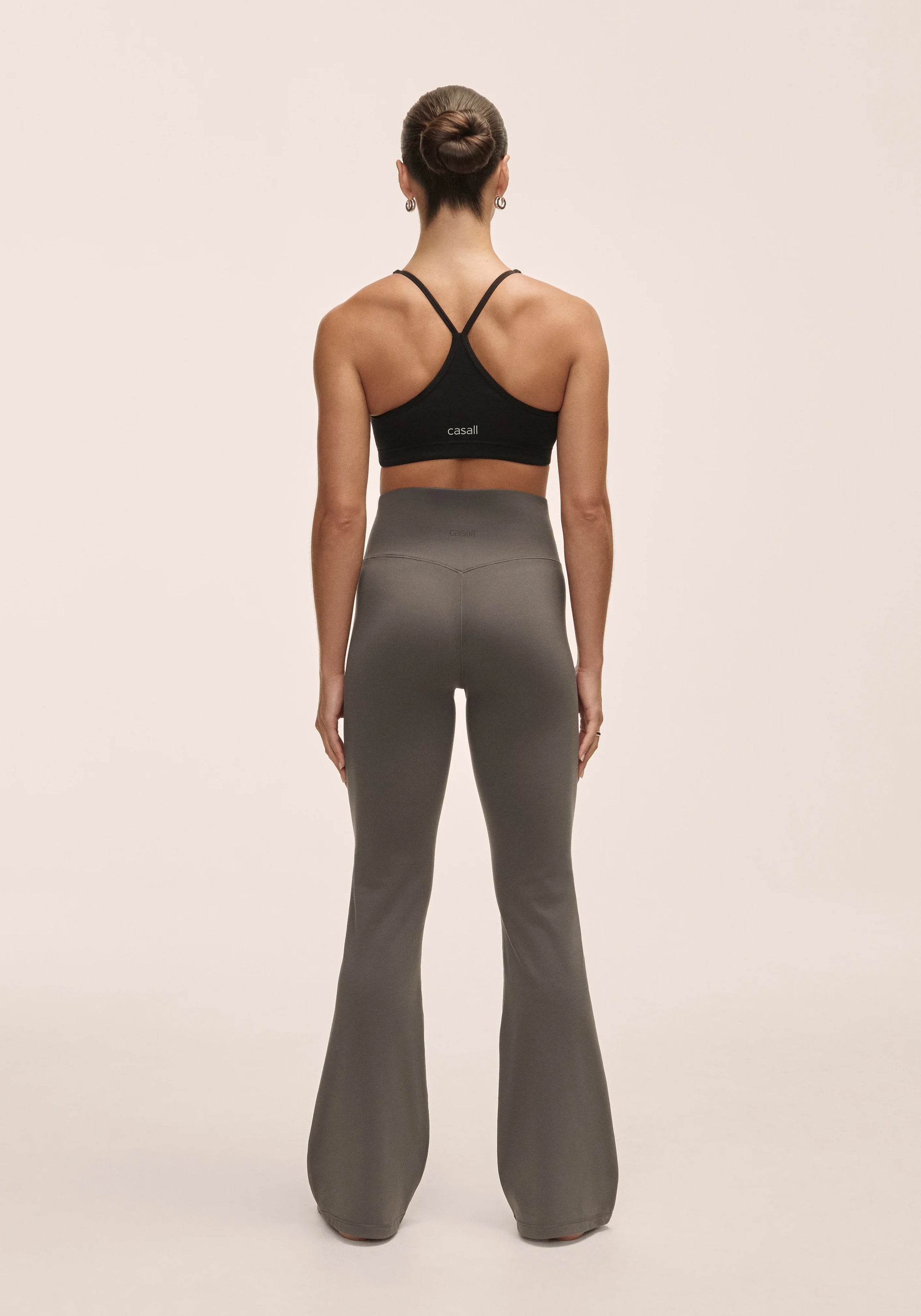 Soft Touch Flared Pants - Dk Grey