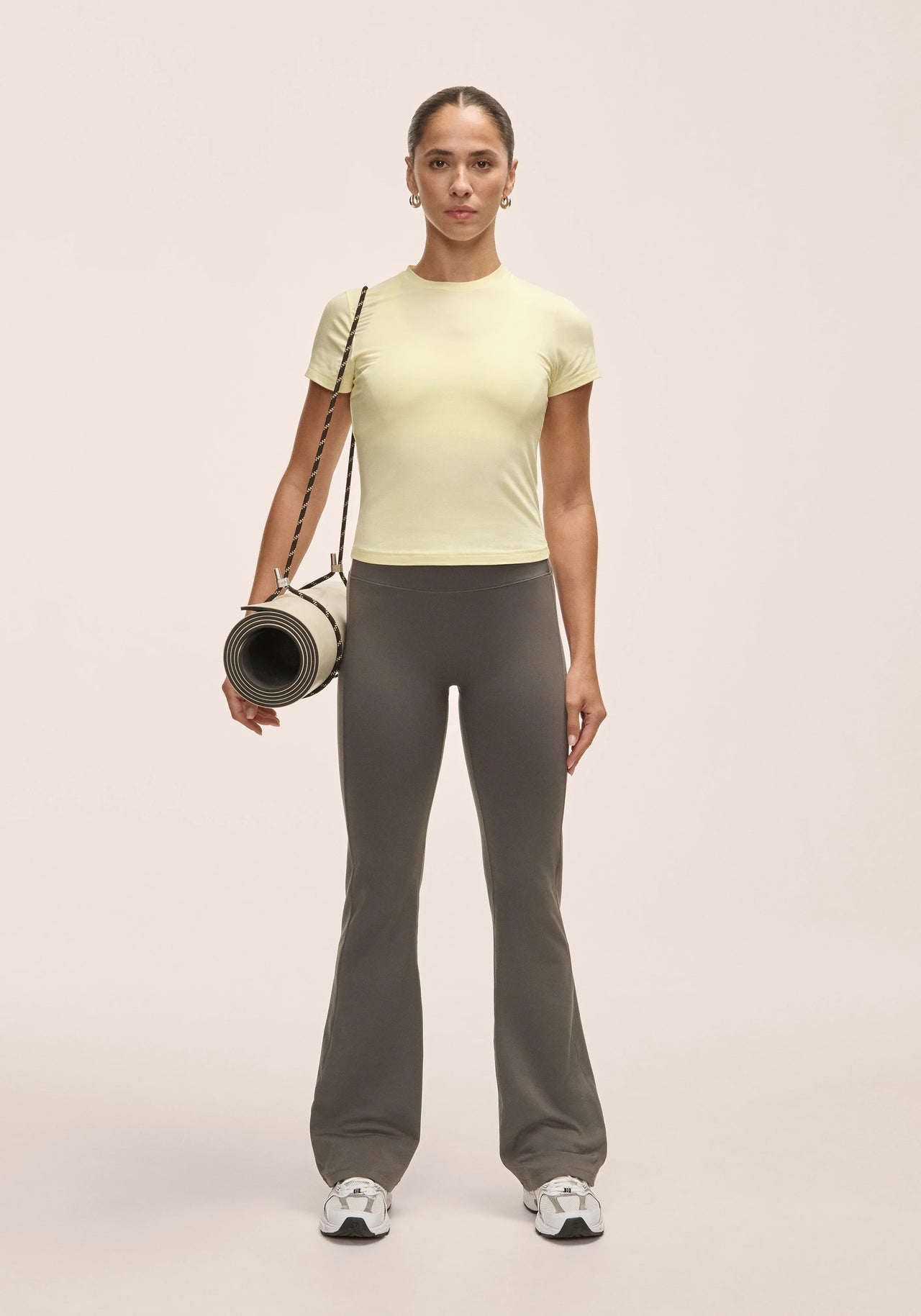 Soft Touch Flared Pants - Dk Grey