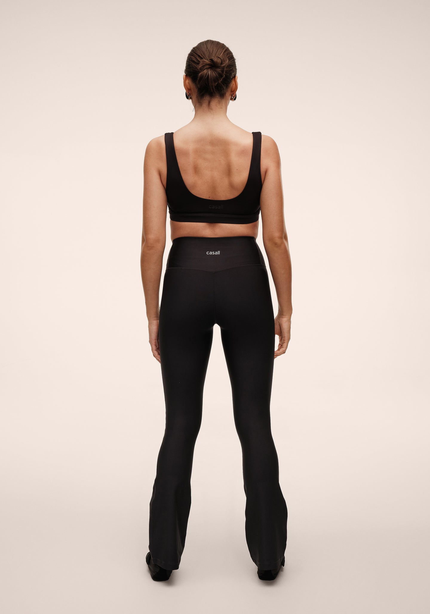 Soft Touch Flared Pants - Black