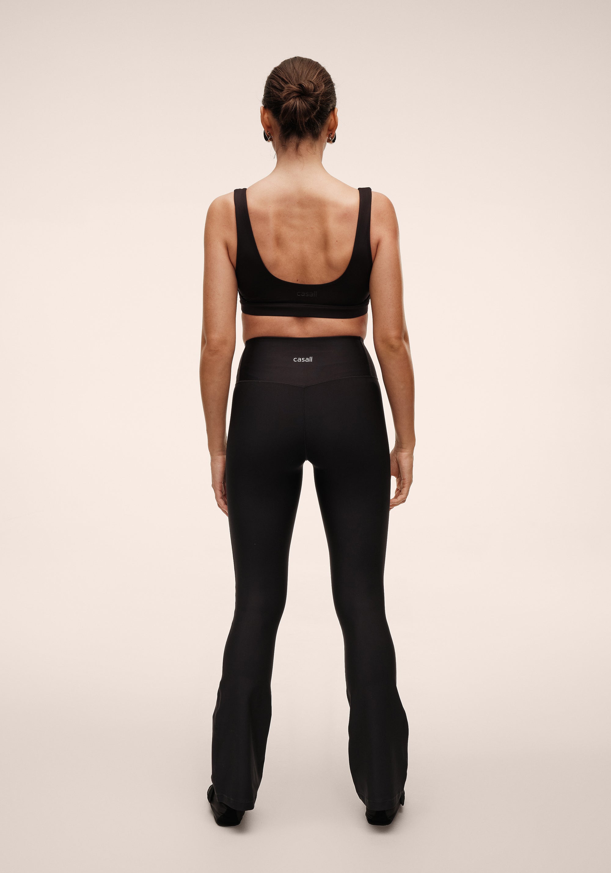 Soft Touch Flared Pants - Black