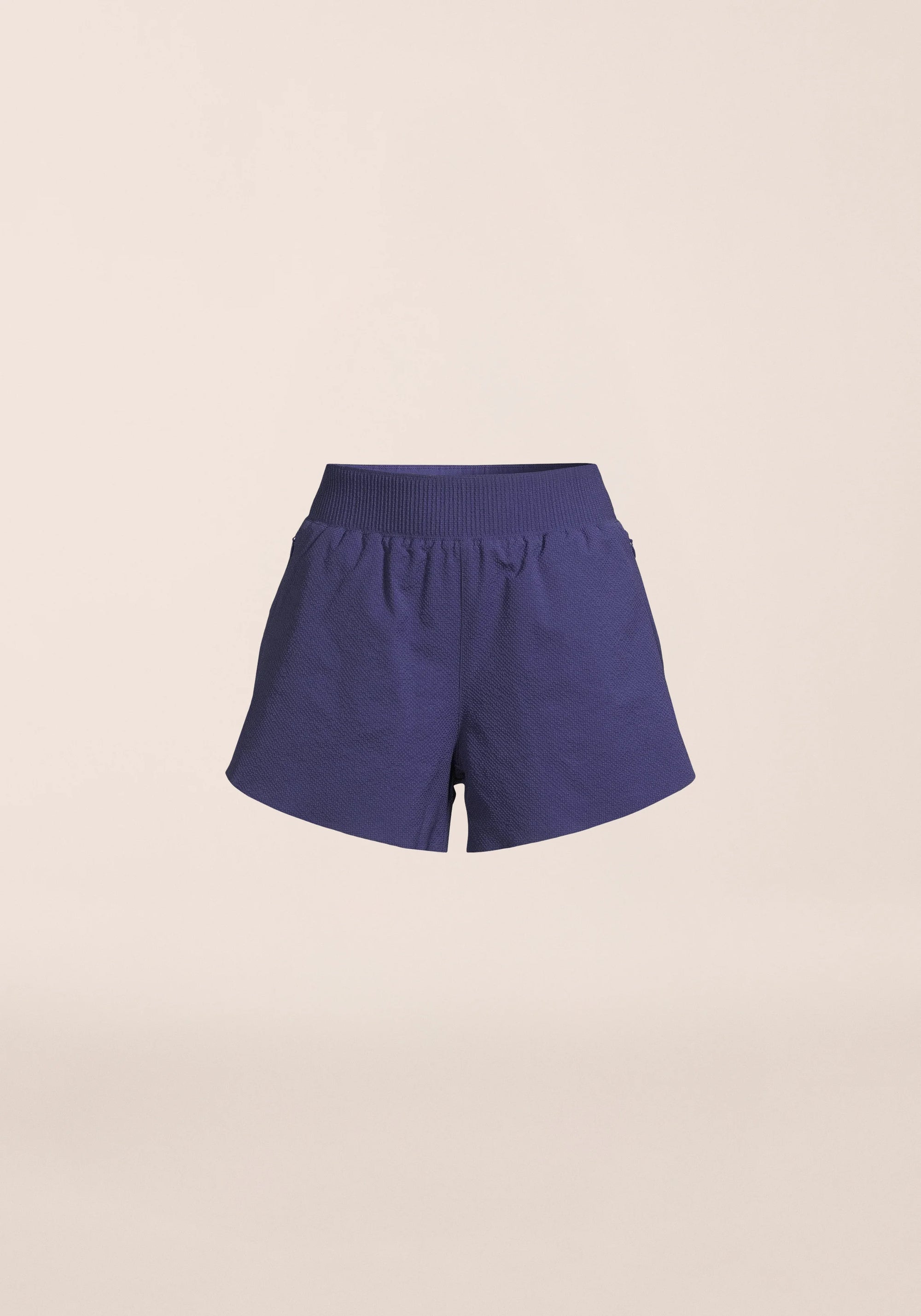 Luna Textured Shorts - Purple Eclipse