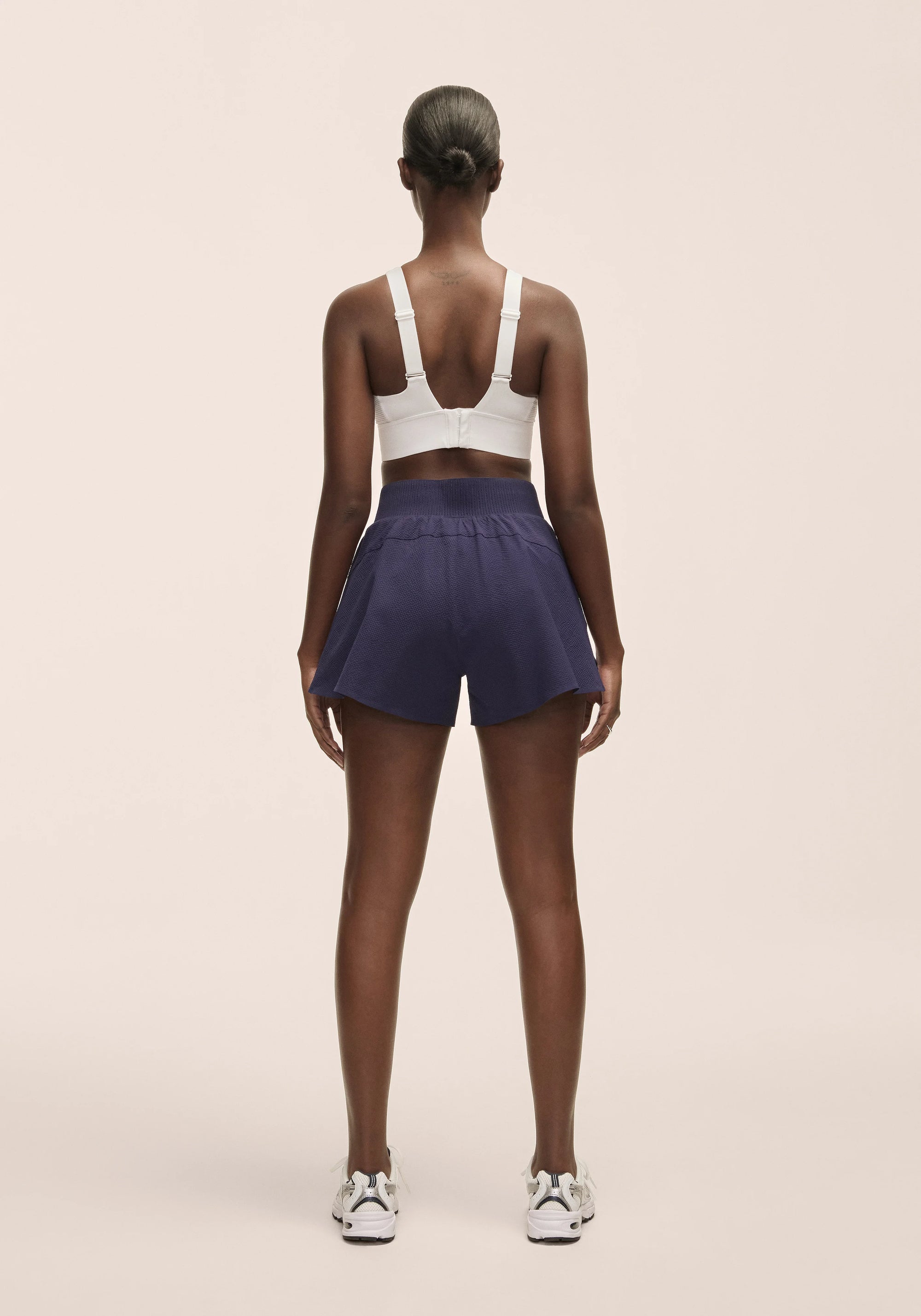 Luna Textured Shorts - Purple Eclipse