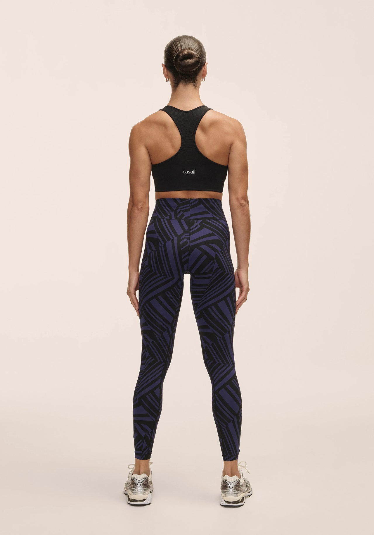 Essential Printed Tights - Vivid Purple