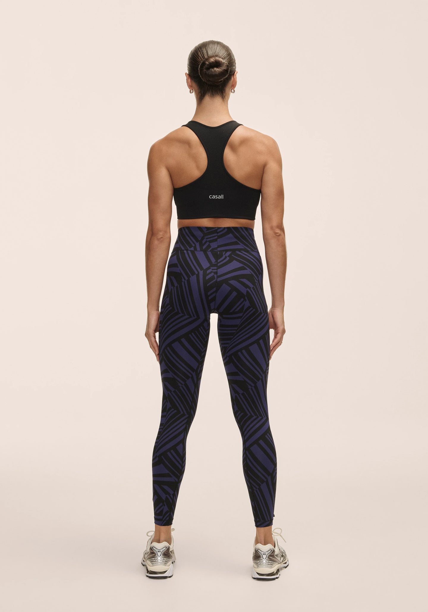 Essential Printed Tights - Vivid Purple