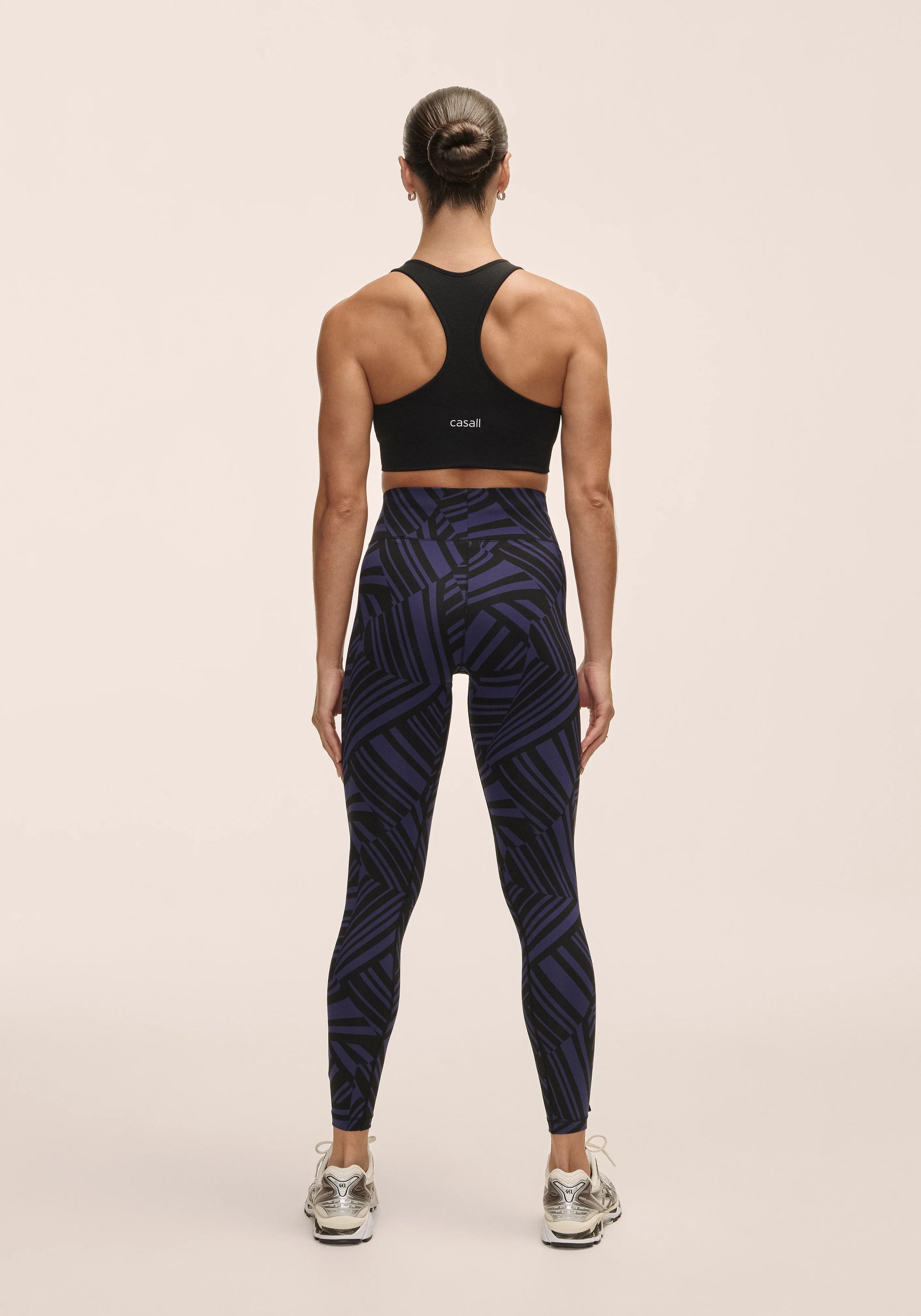 Essential Printed Tights - Vivid Purple