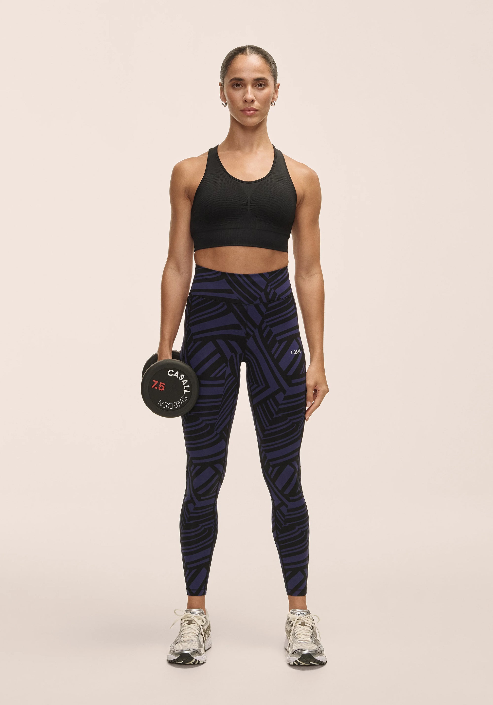 Essential Printed Tights Vivid Purple
