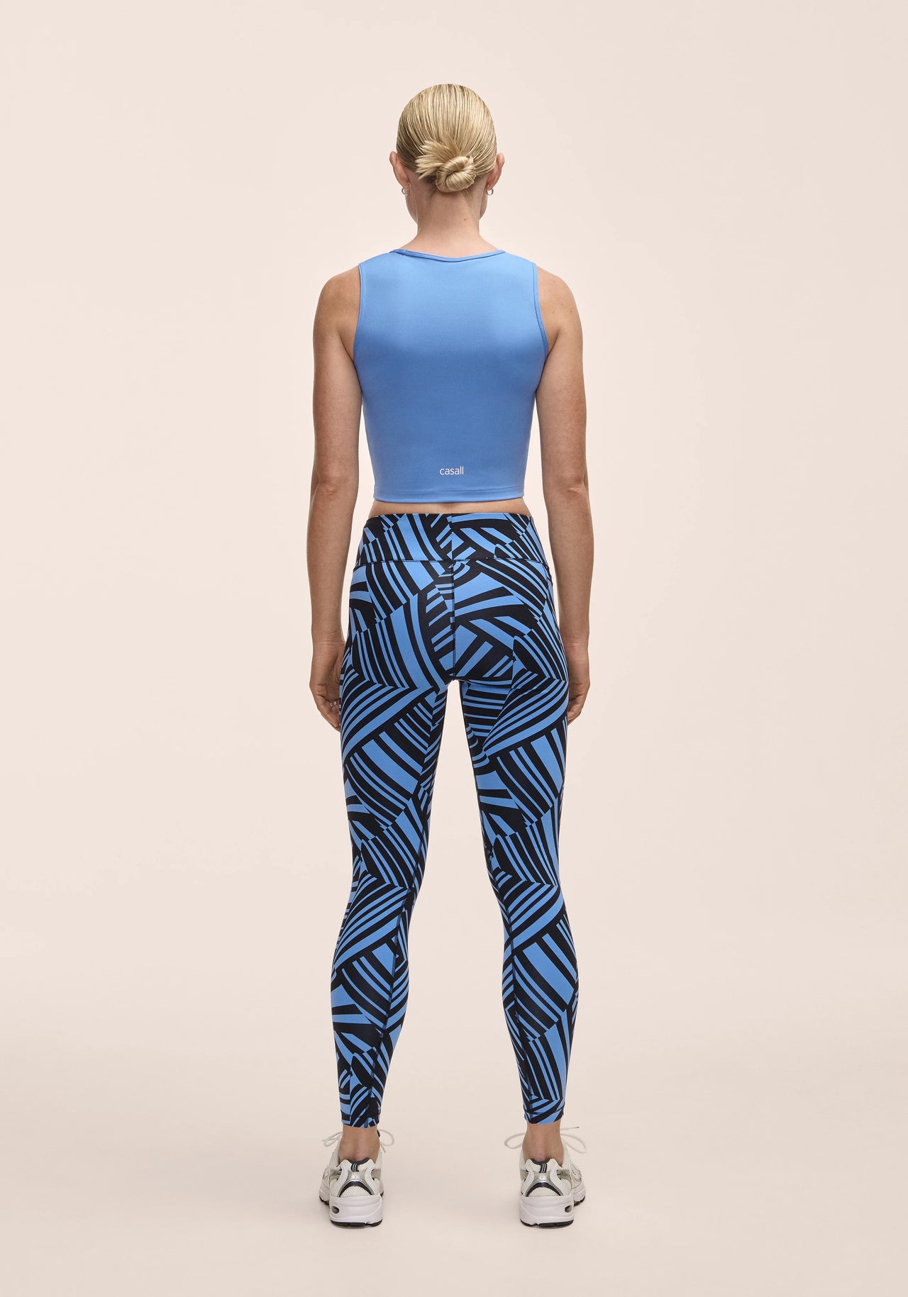 Essential Printed Tights - Vivid Blue