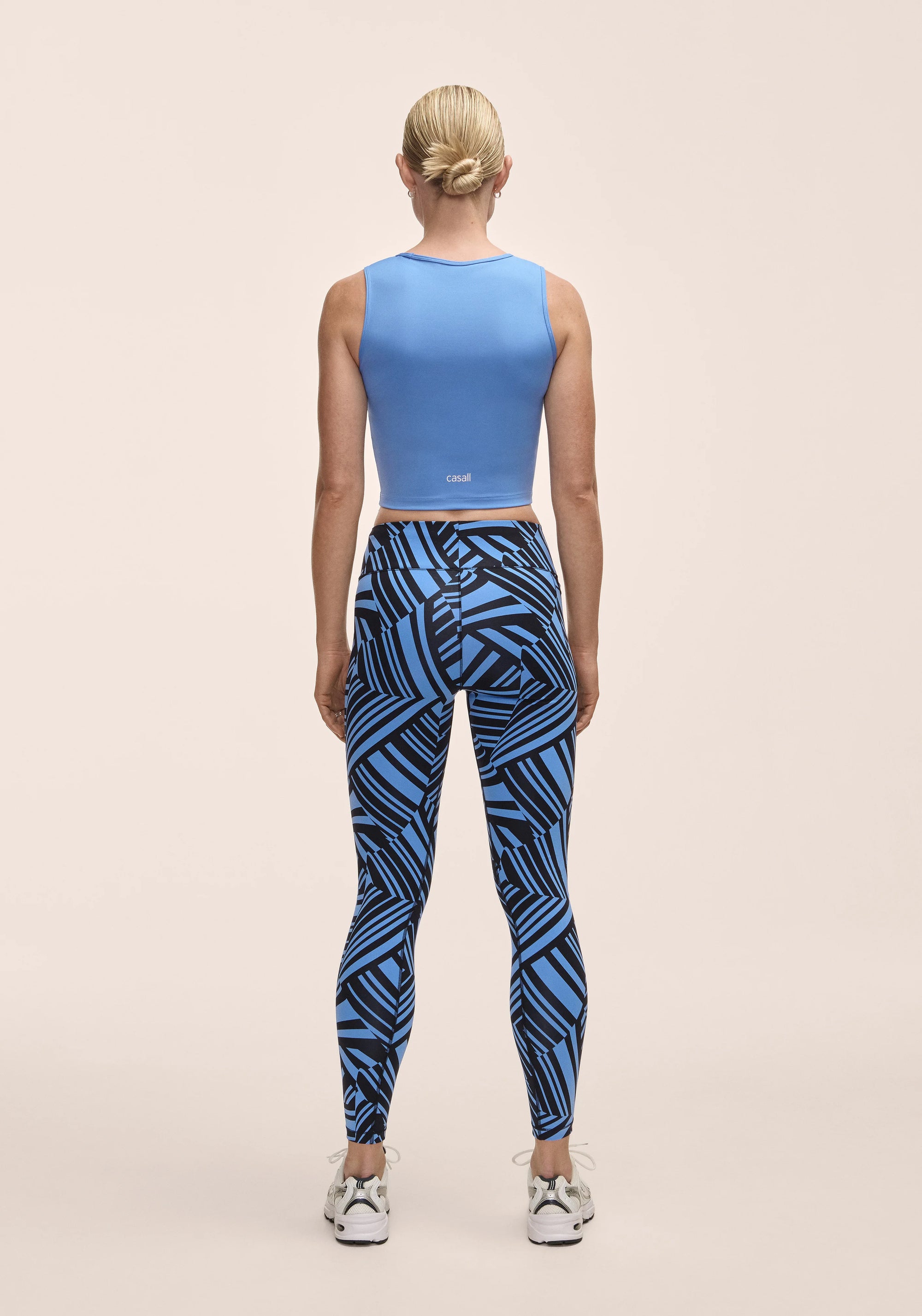 Essential Printed Tights - Vivid Blue