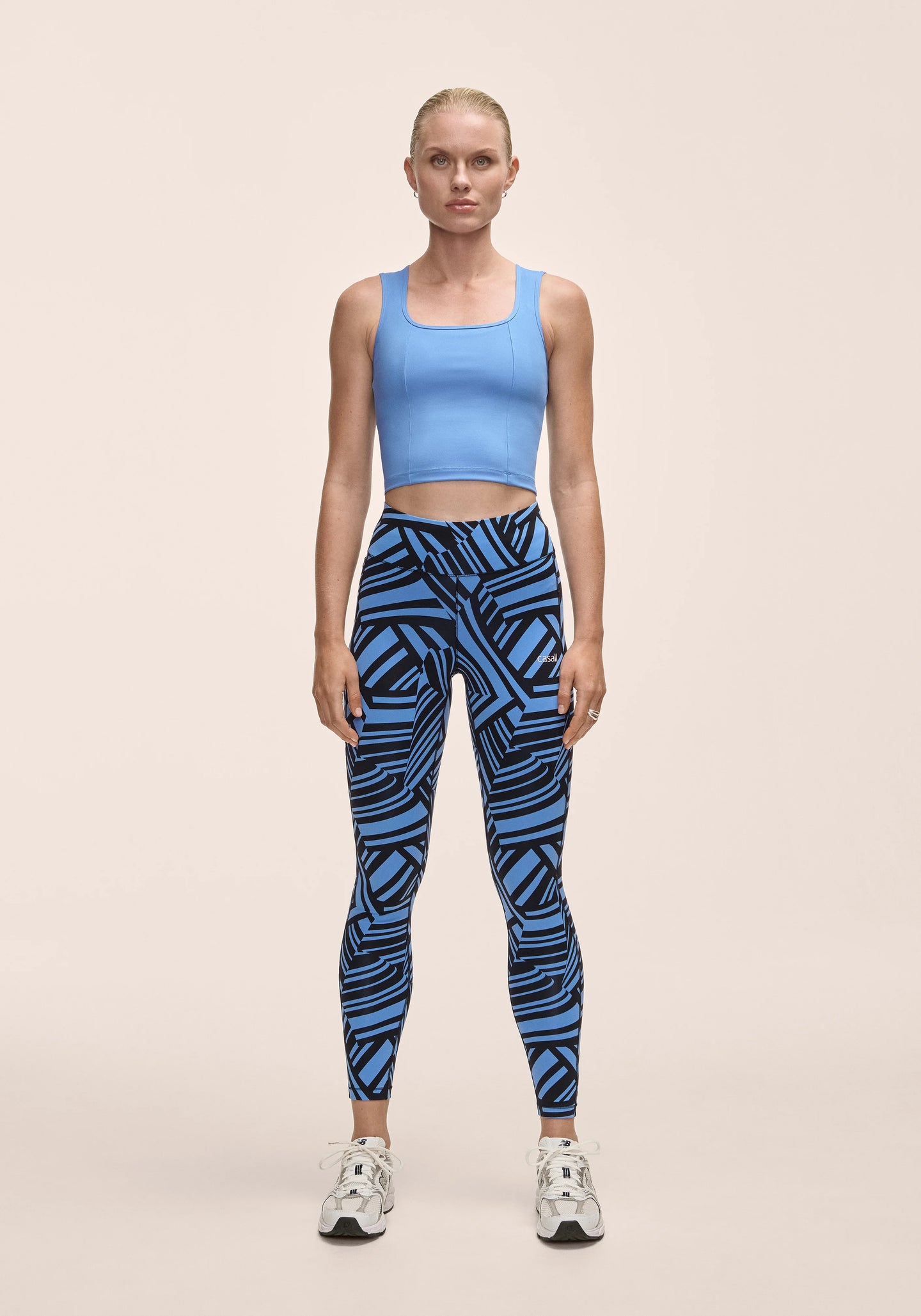 Essential Printed Tights Vivid Blue