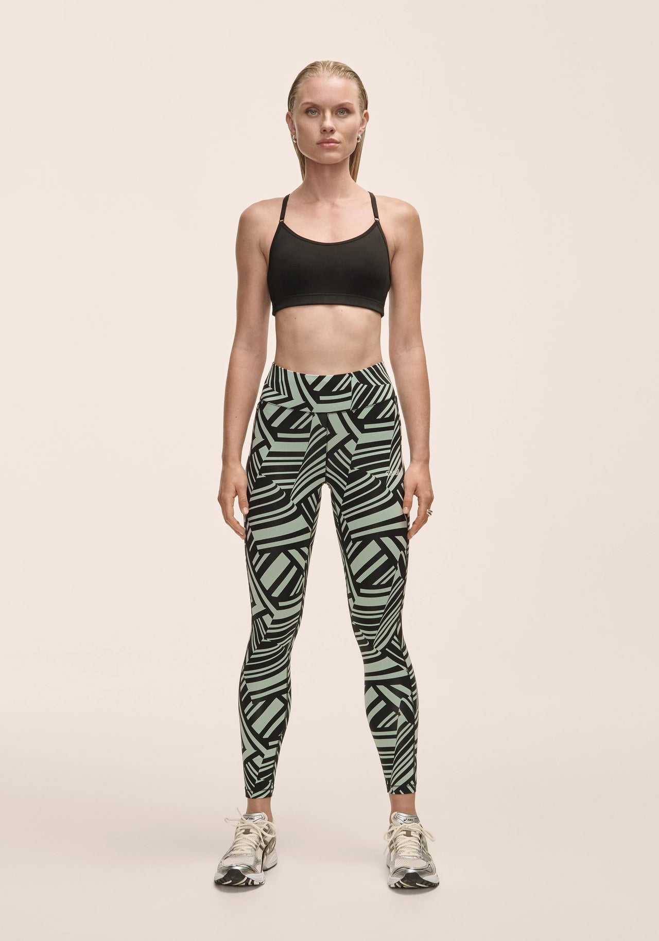 Essential Printed Tights Vivid Green