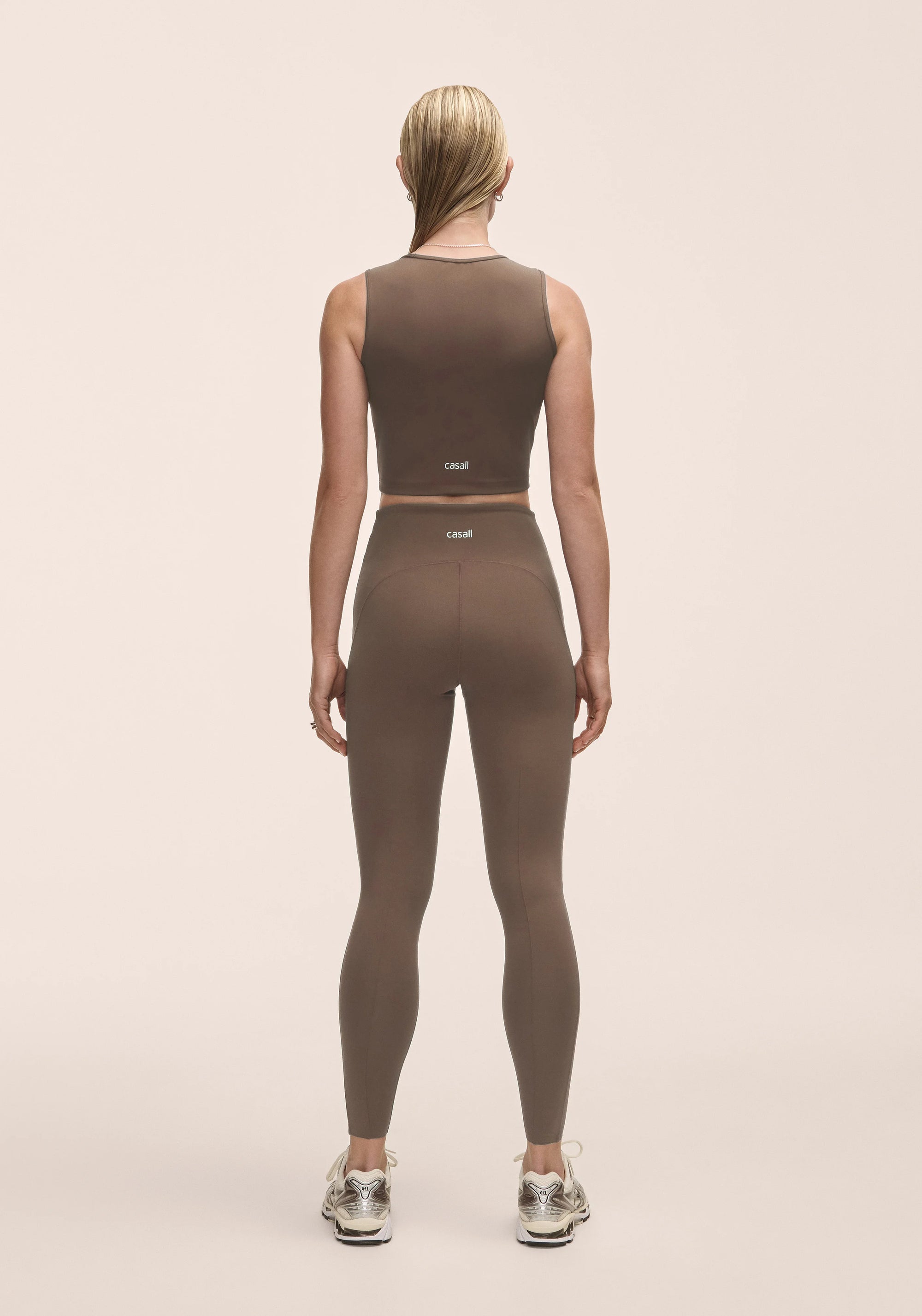 Edge High Waist Tights - Khaki