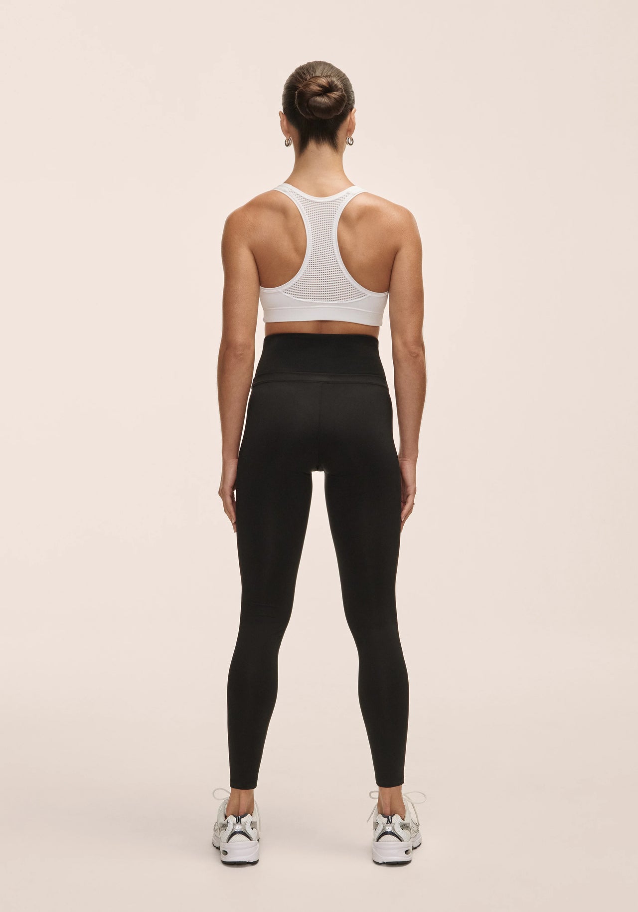 Low Waist Illusion Tights - Black