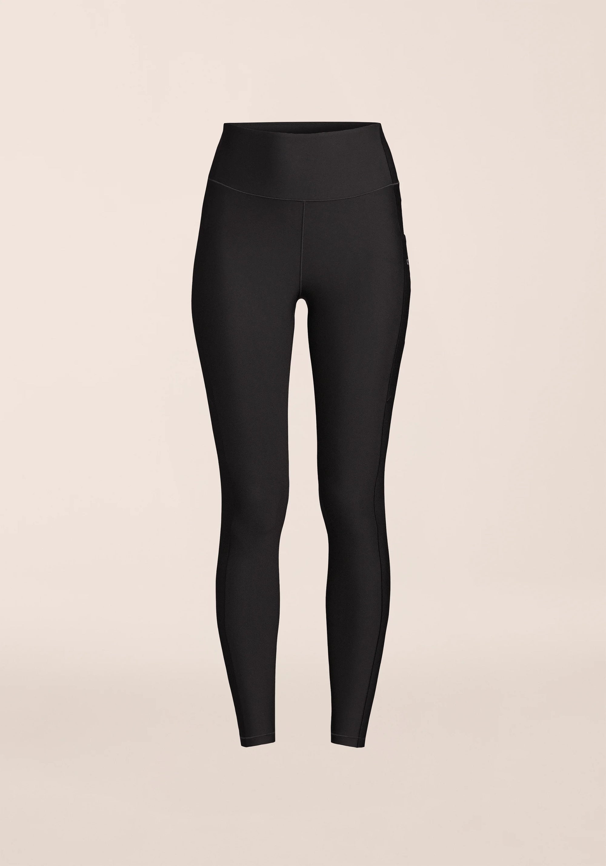 Pure Pocket High Waist Tights - Black