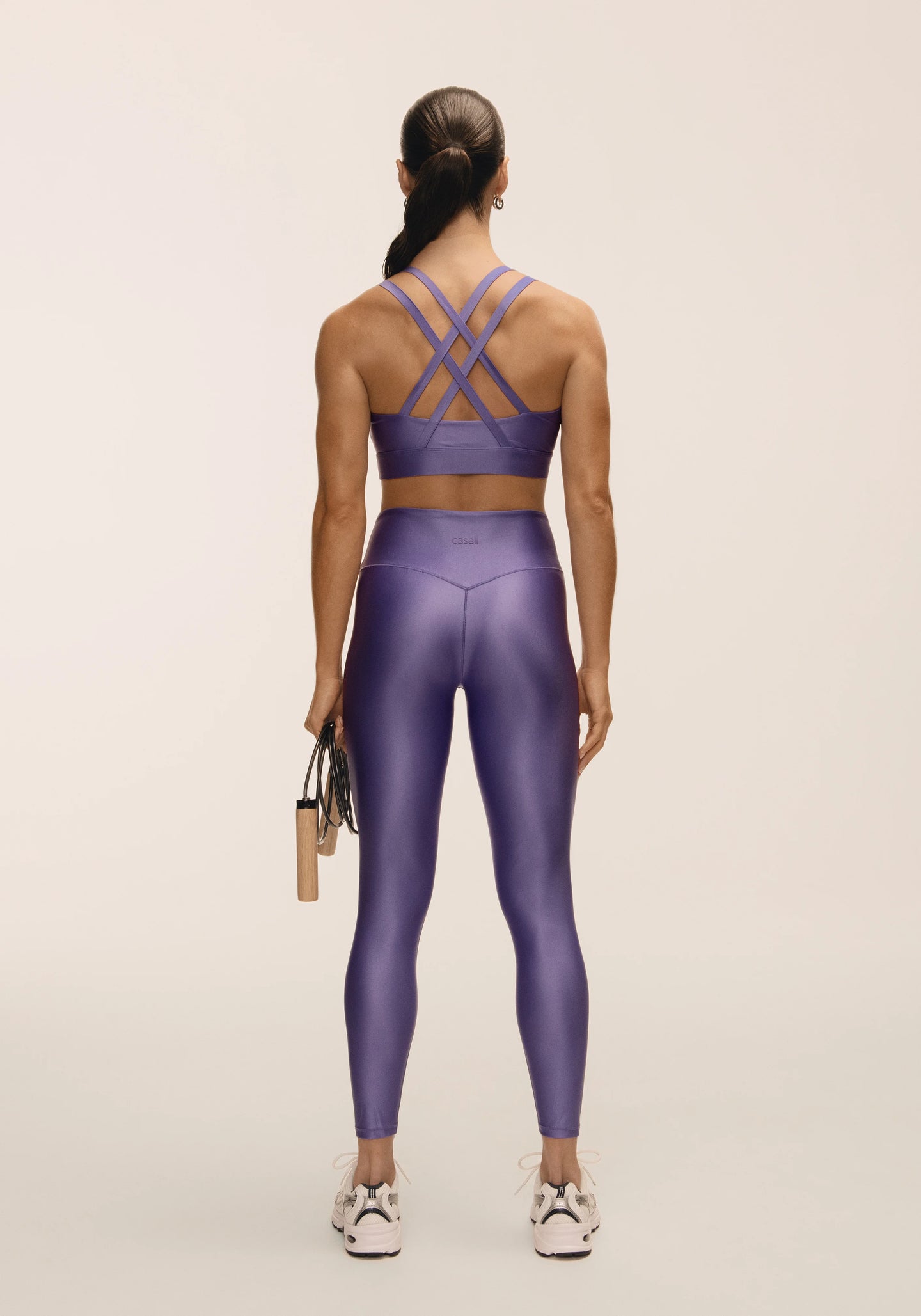 Glitz High Waist Tights - Purple Lush